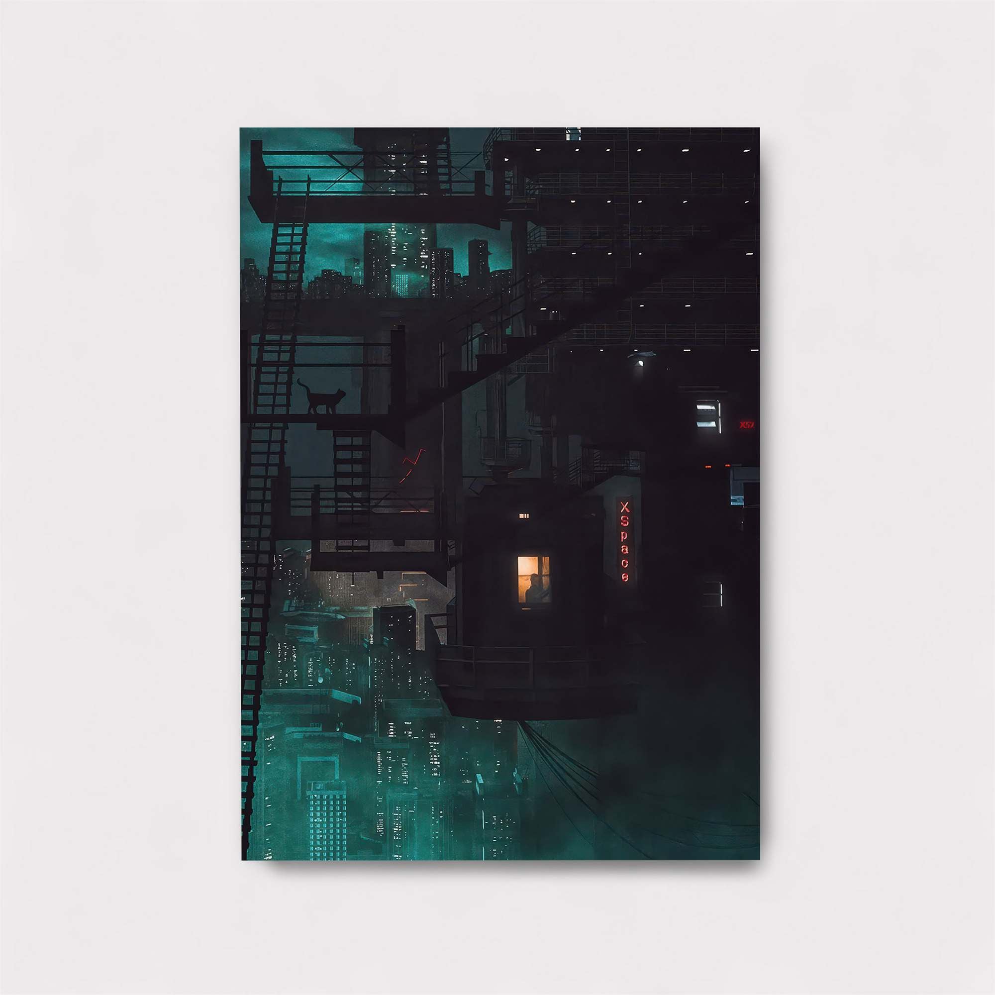 Neon Serenity Safe Wall Magnetic / M