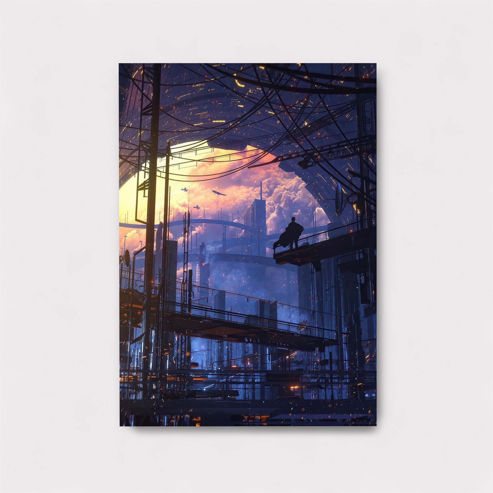 Futuristic Horizon Safe Wall Magnetic / M