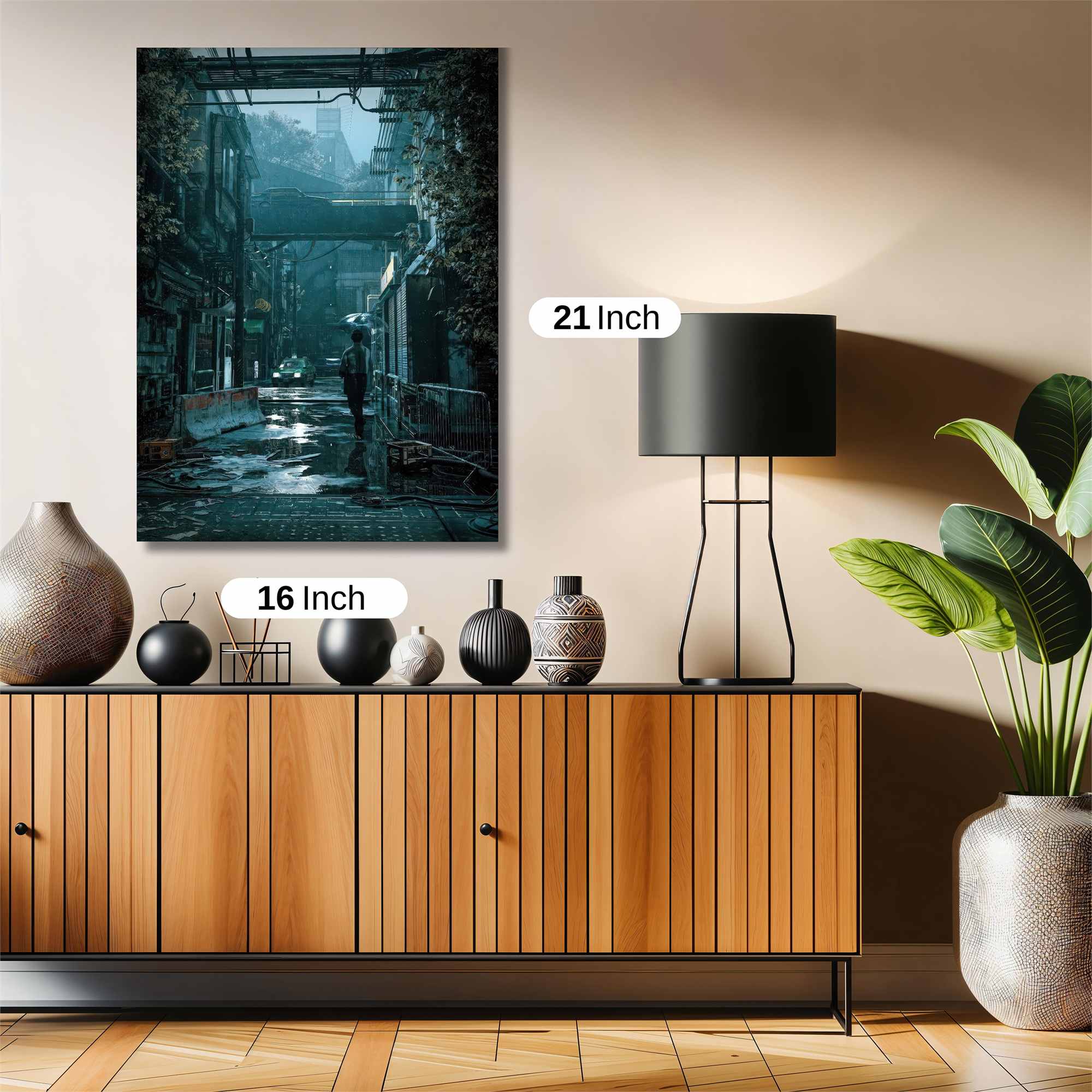 Alleyway Serenity Safe Wall Magnetic / M