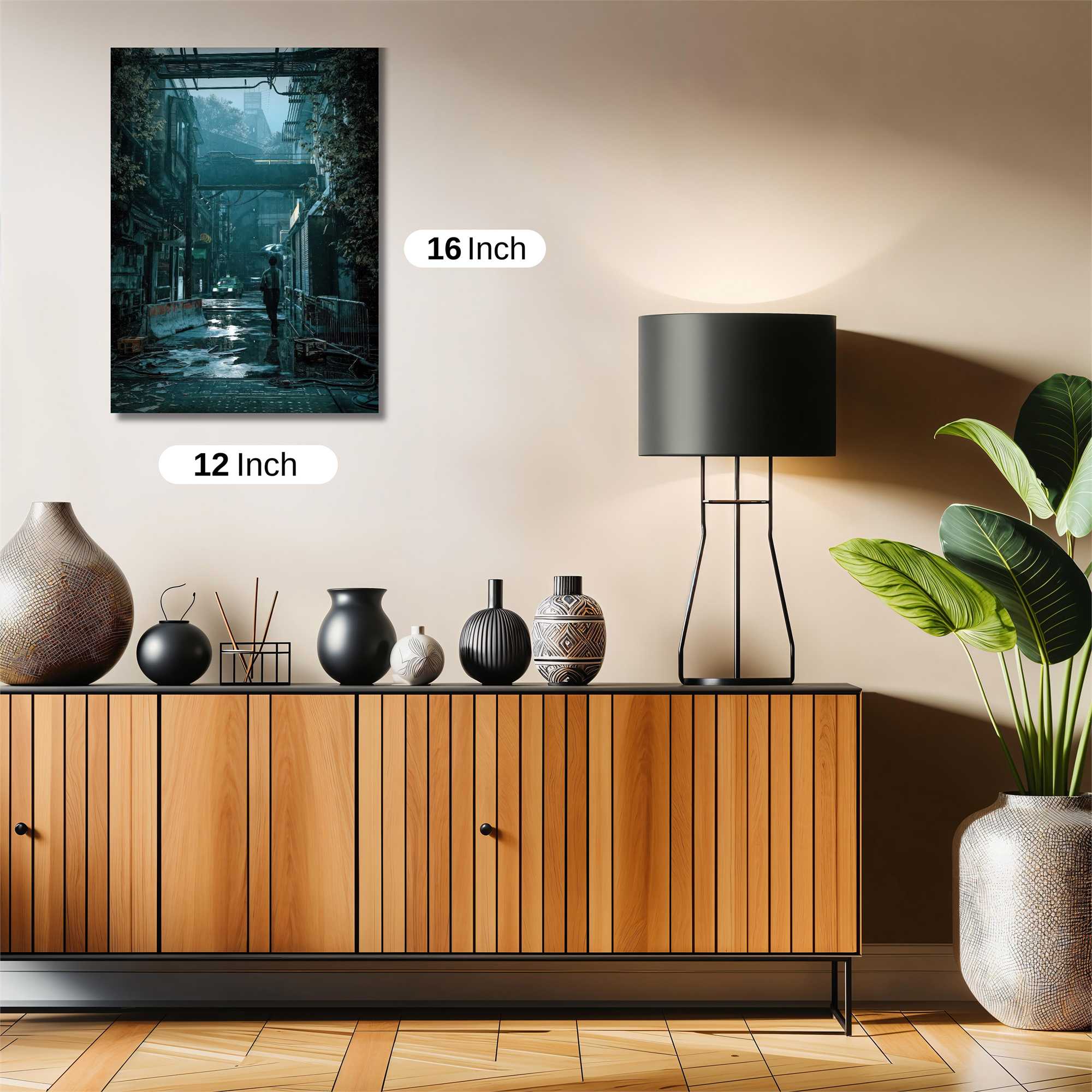 Alleyway Serenity Safe Wall Magnetic / M