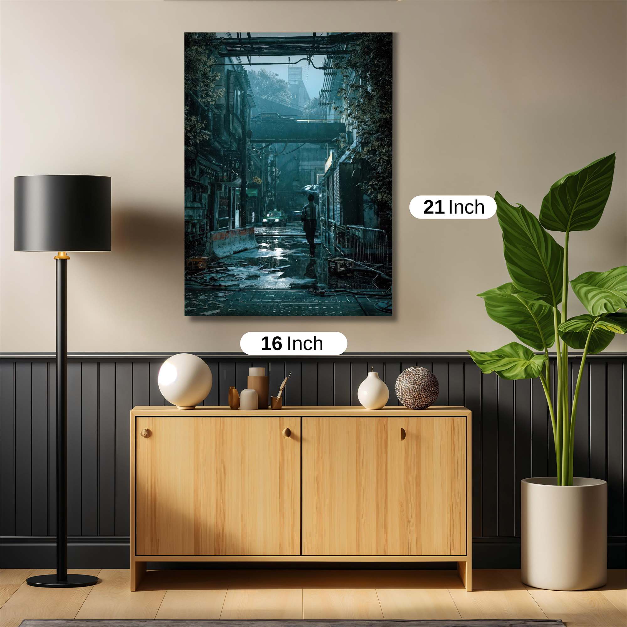 Alleyway Serenity Safe Wall Magnetic / M