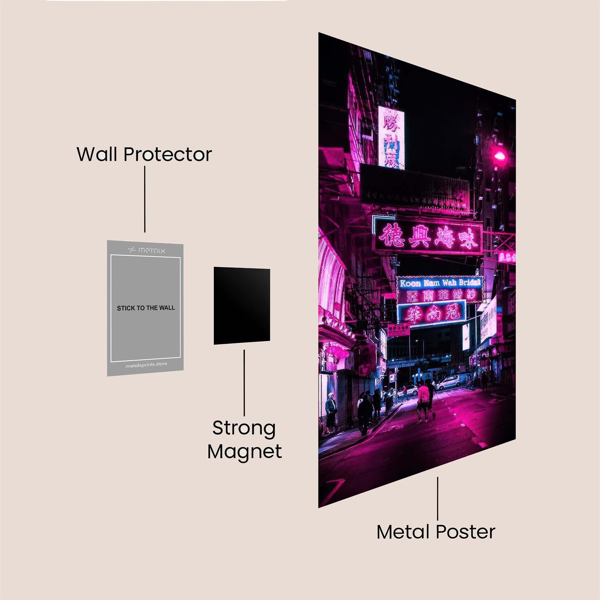 Neon Reverie Safe Wall Magnetic / M