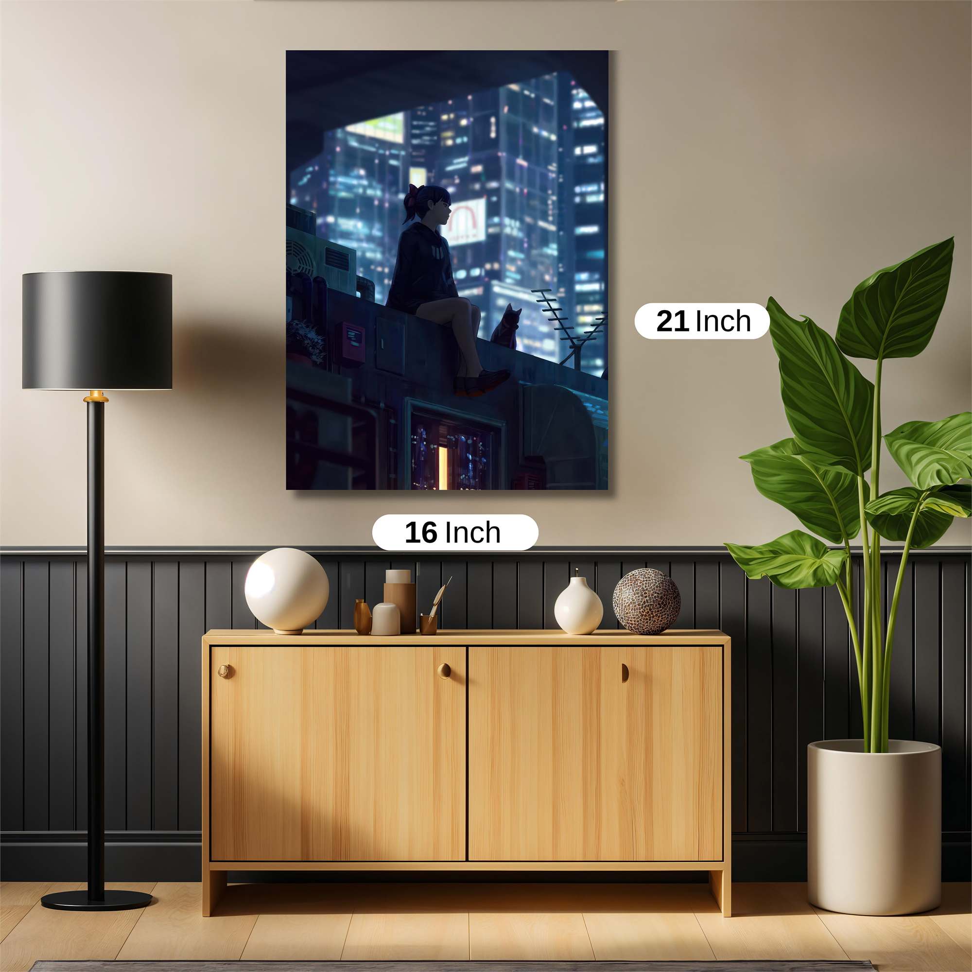 Urban Serenity Safe Wall Magnetic / M