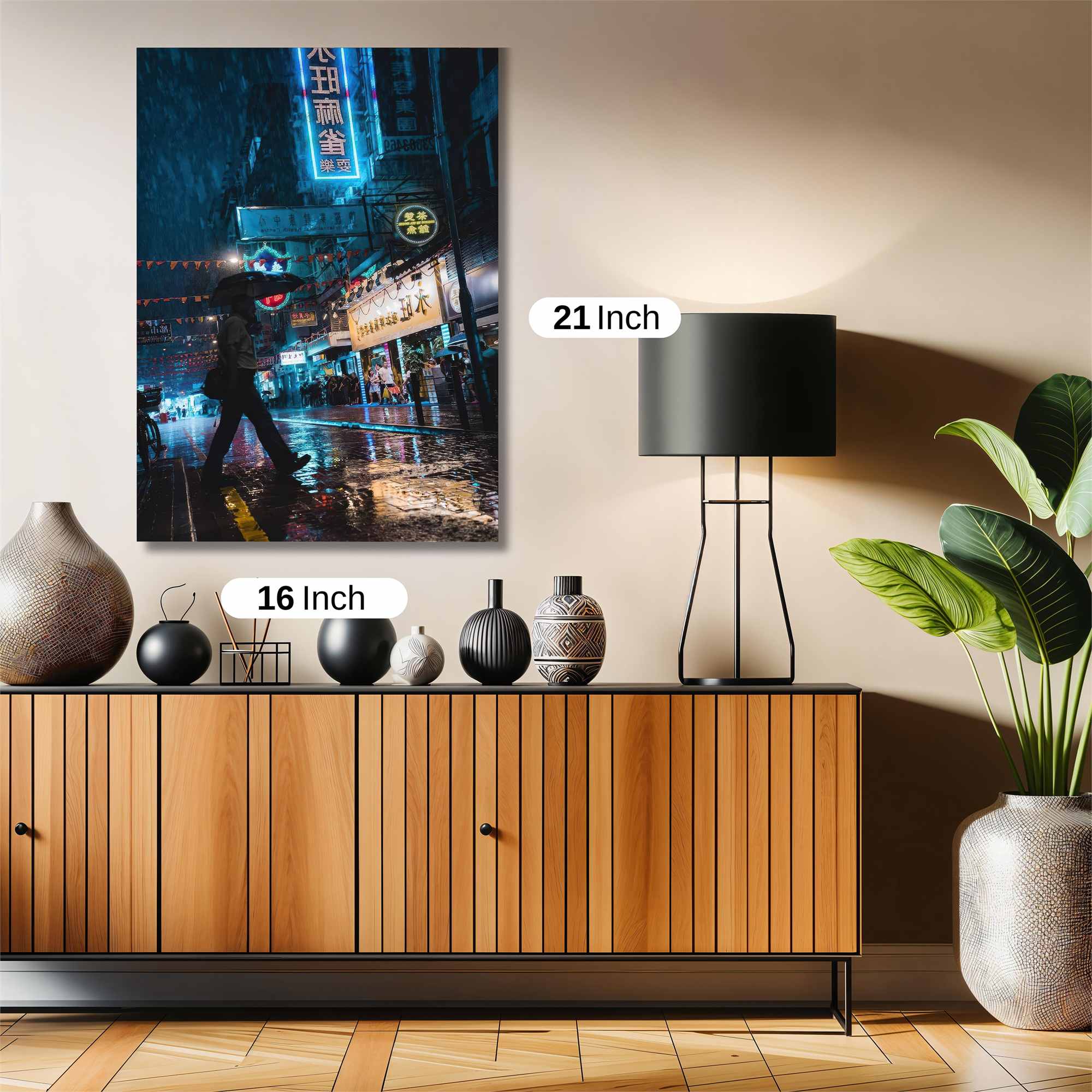 Neon Serenity Safe Wall Magnetic / M