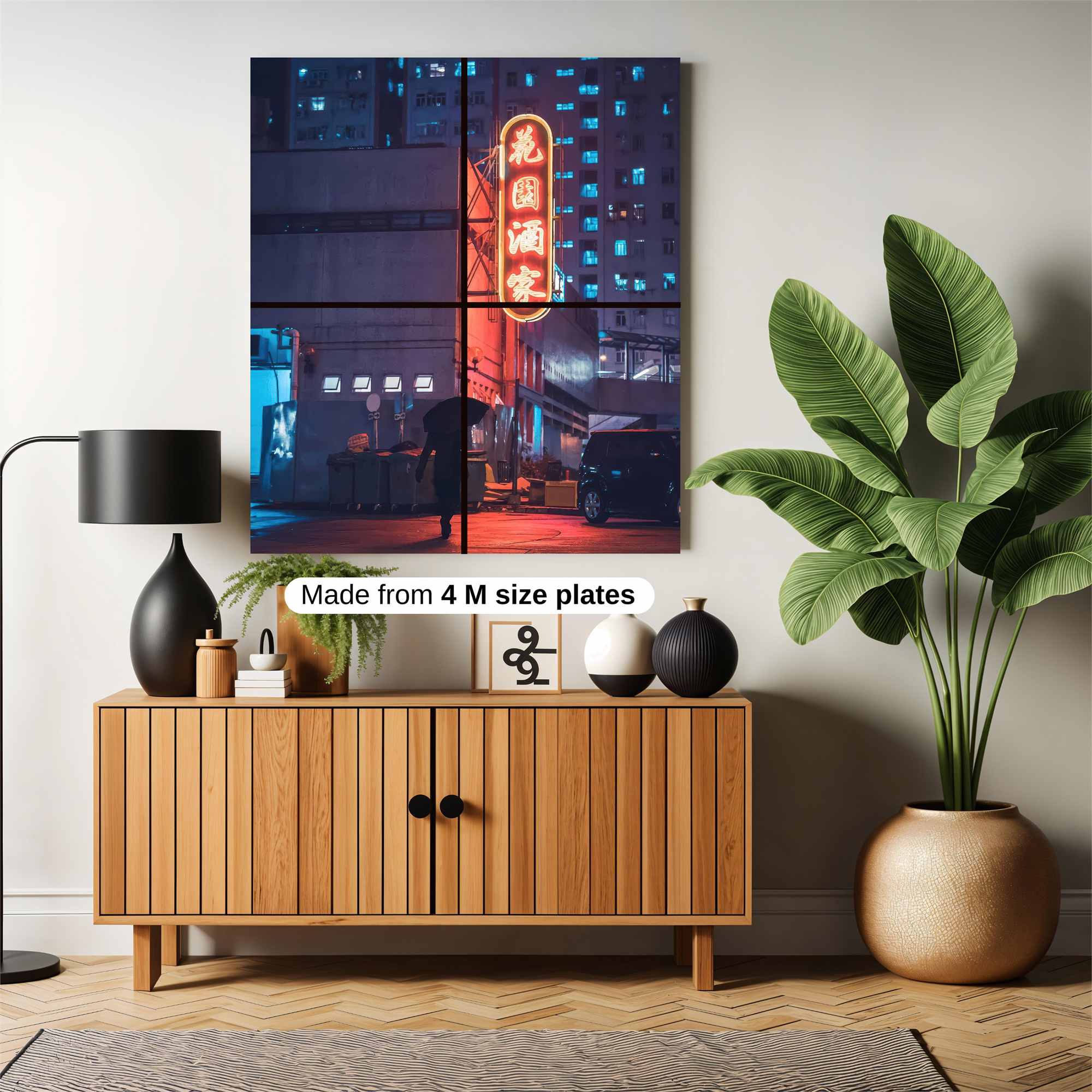 Neon Solitude Safe Wall Magnetic / M