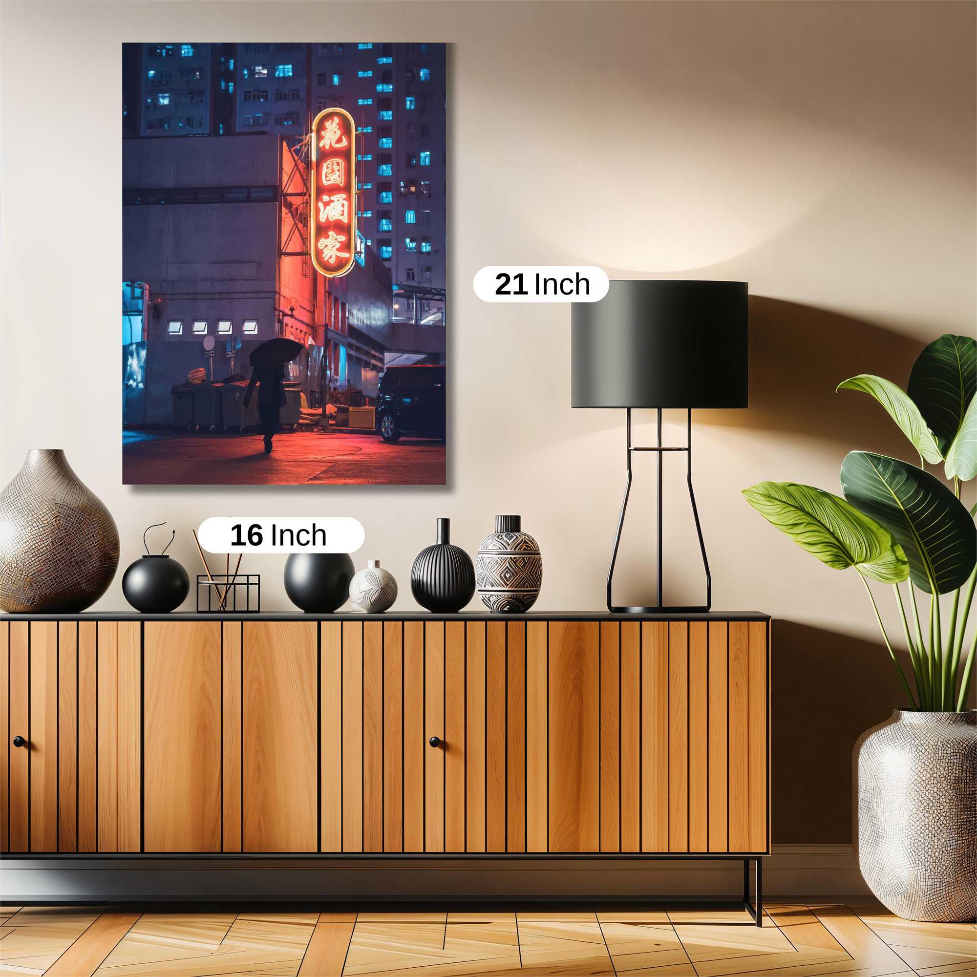 Neon Solitude Safe Wall Magnetic / M