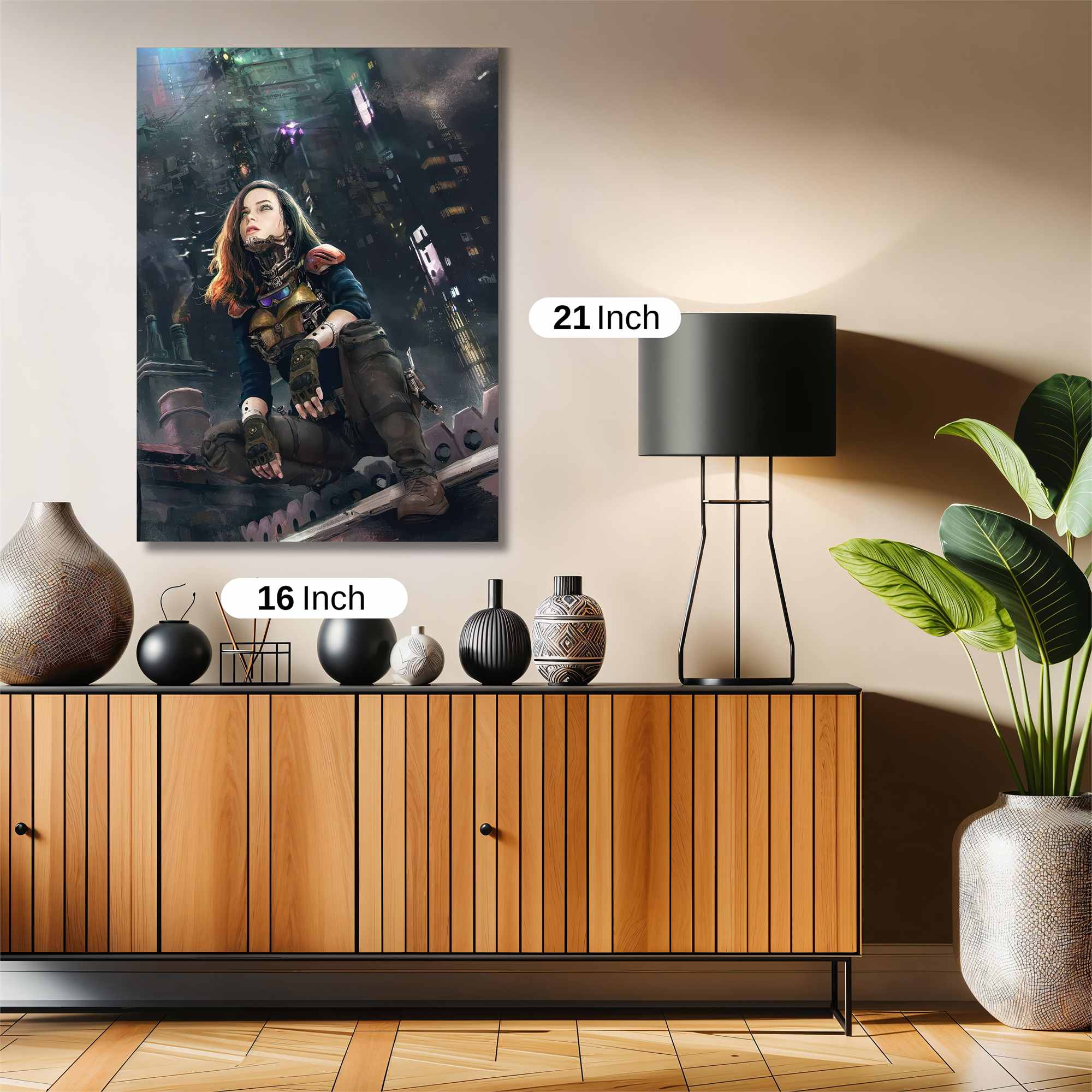 Cyberpunk Vigilance Safe Wall Magnetic / M