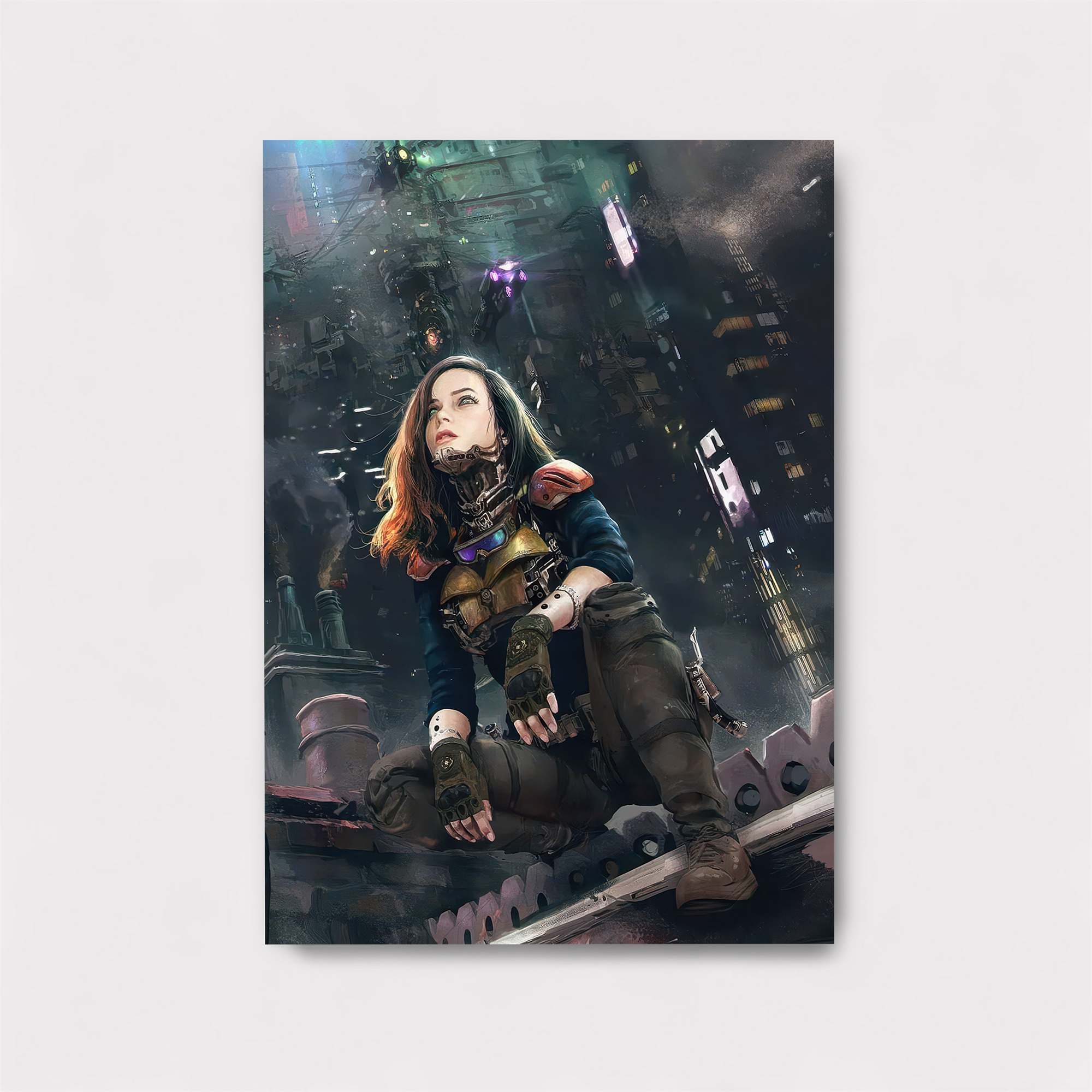 Cyberpunk Vigilance Safe Wall Magnetic / M