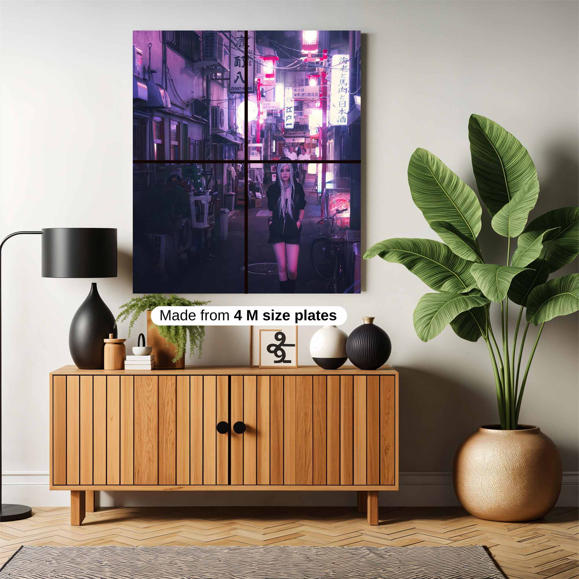 Neon Serenity Safe Wall Magnetic / M