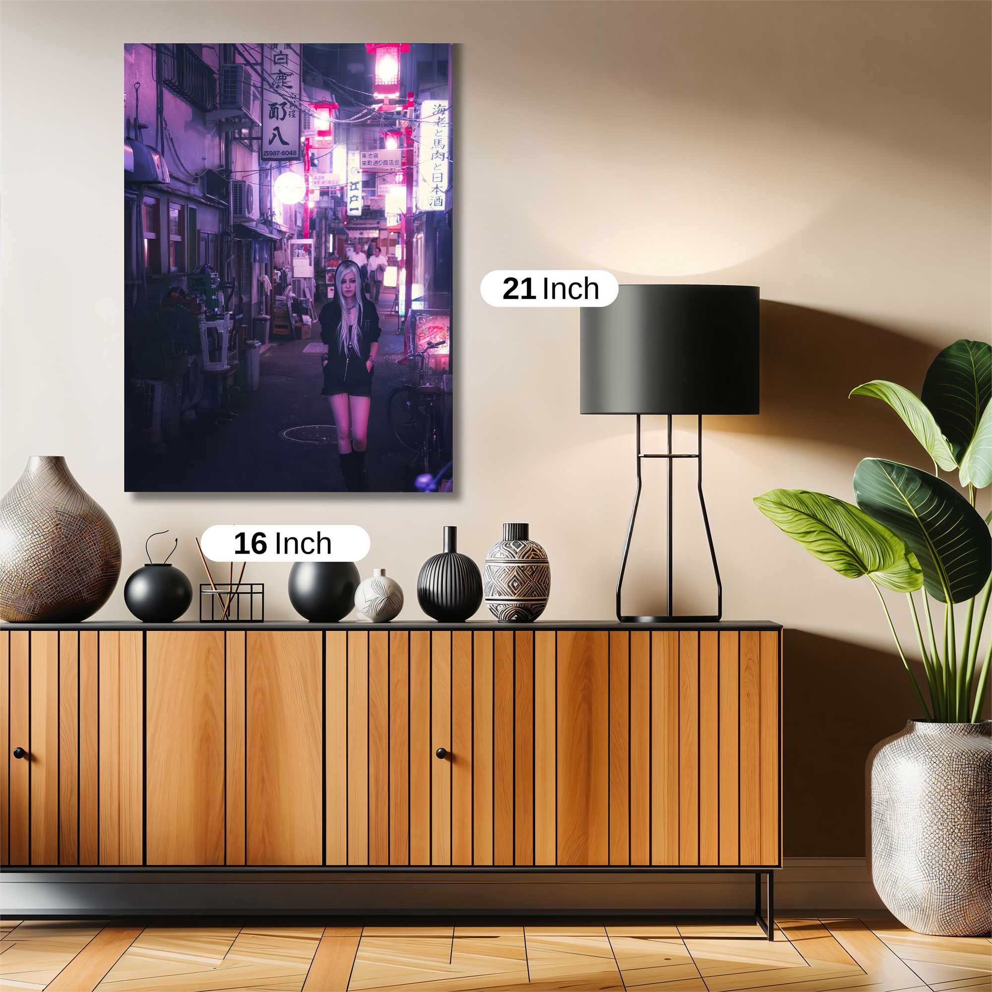 Neon Serenity Safe Wall Magnetic / M