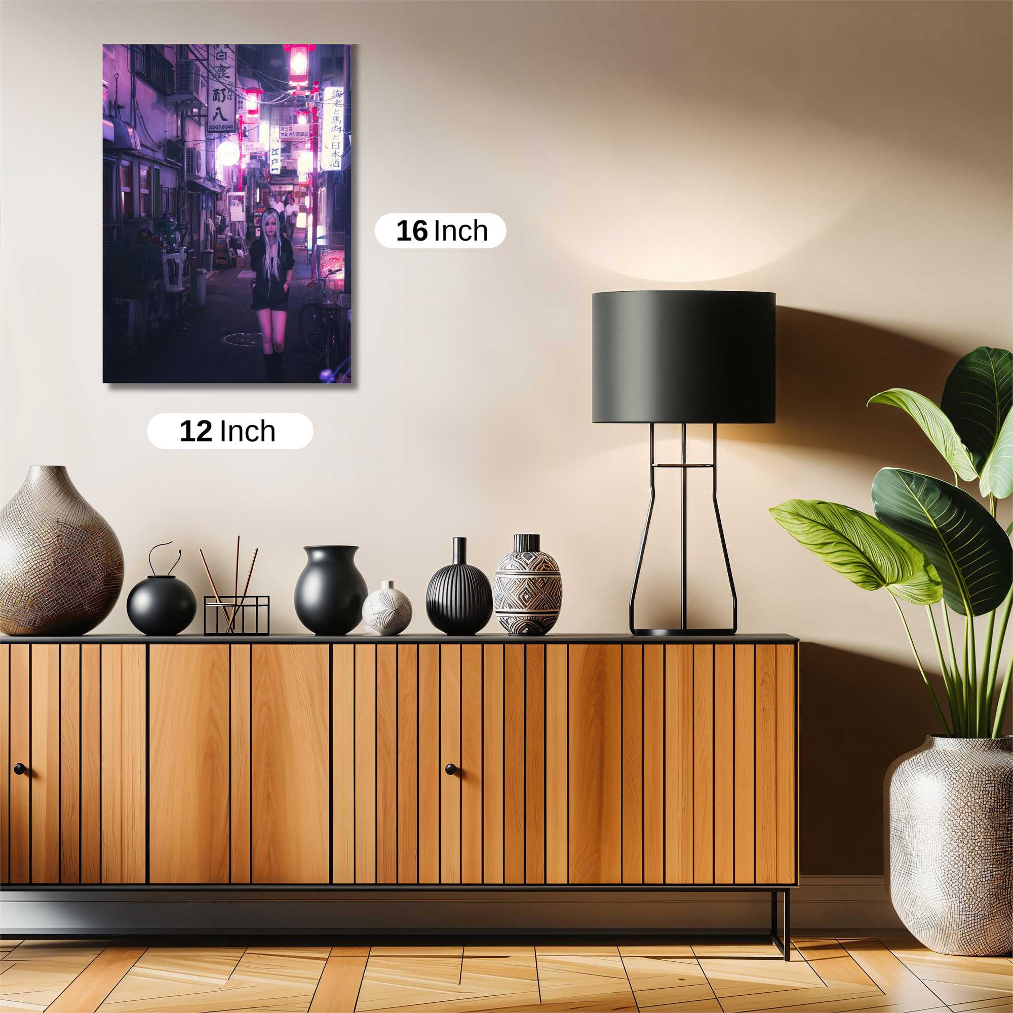 Neon Serenity Safe Wall Magnetic / M