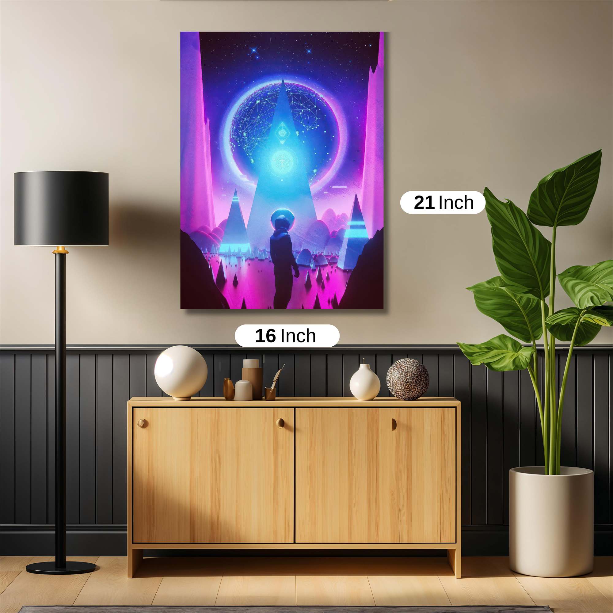 Cosmic Dreamscape Safe Wall Magnetic / M