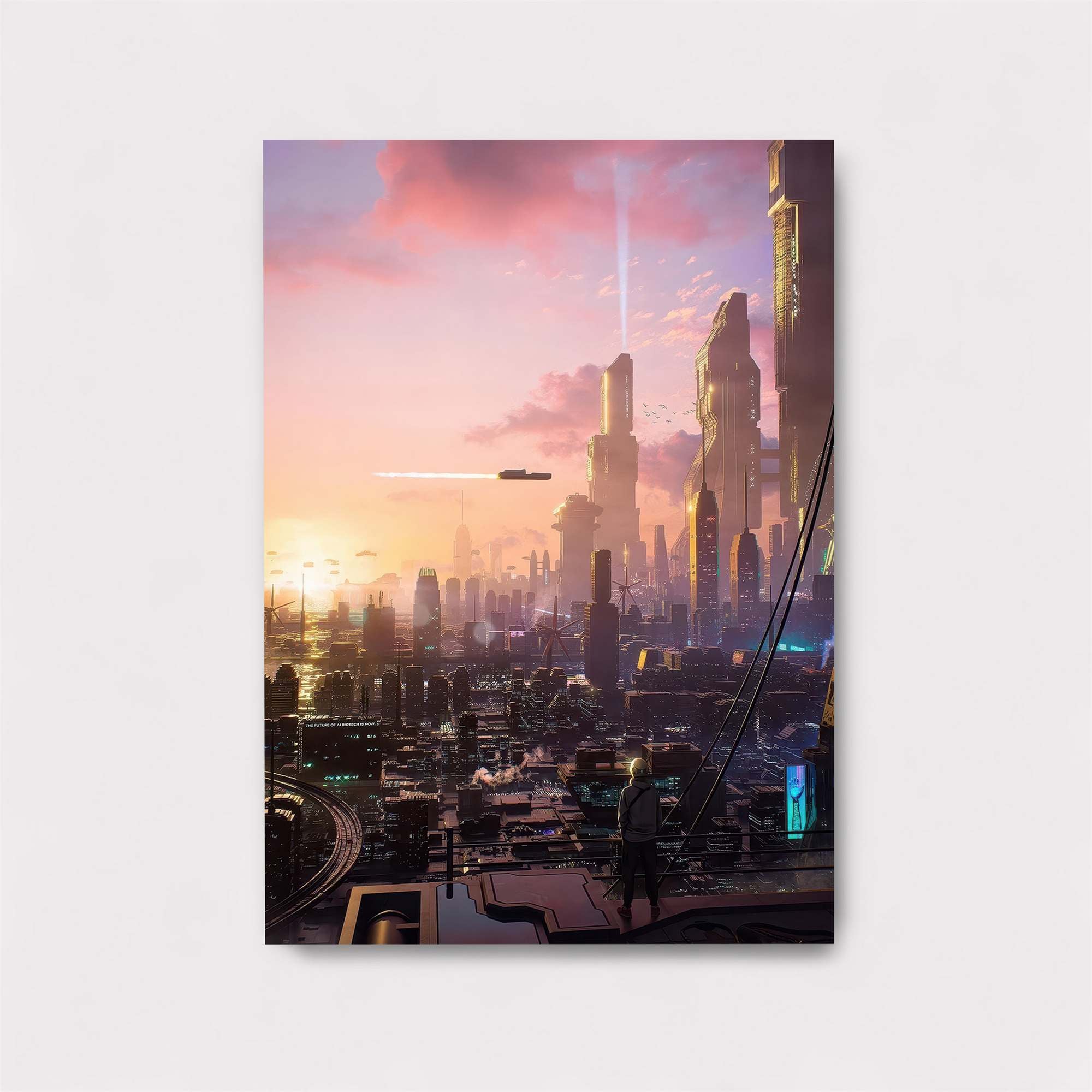 Futuristic Dreamscape Safe Wall Magnetic / M