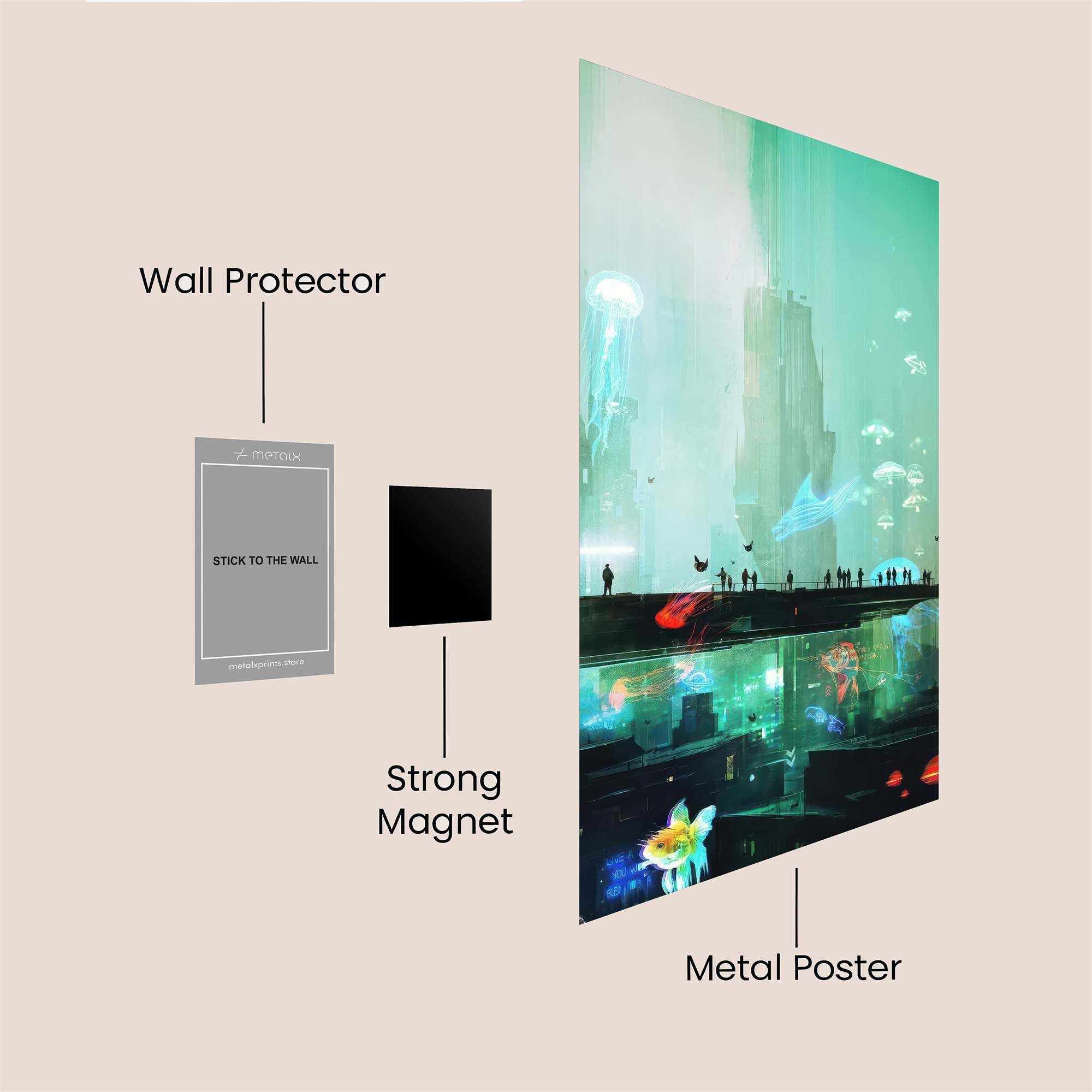 Neon Odyssey Safe Wall Magnetic / M