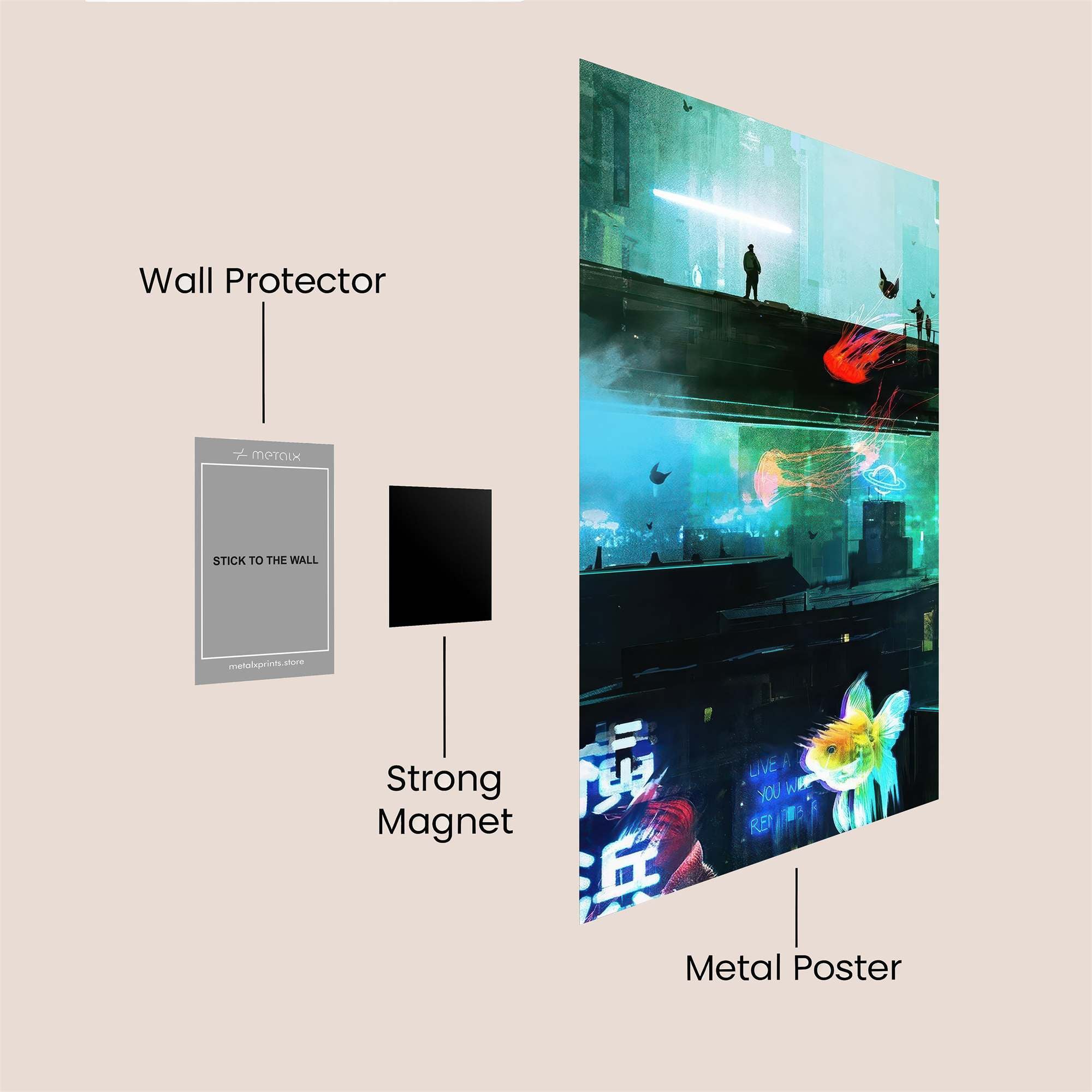 Digital Enigma Safe Wall Magnetic / M