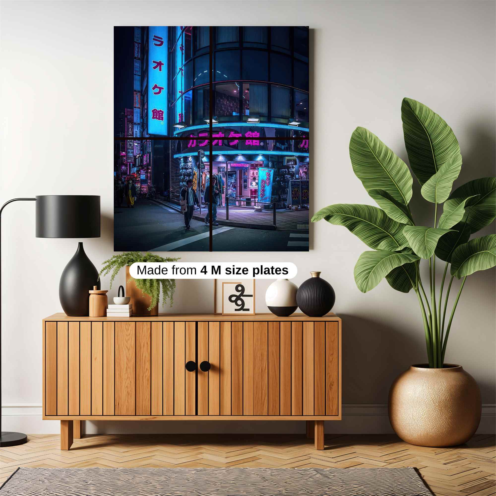 Neon Nights Safe Wall Magnetic / M