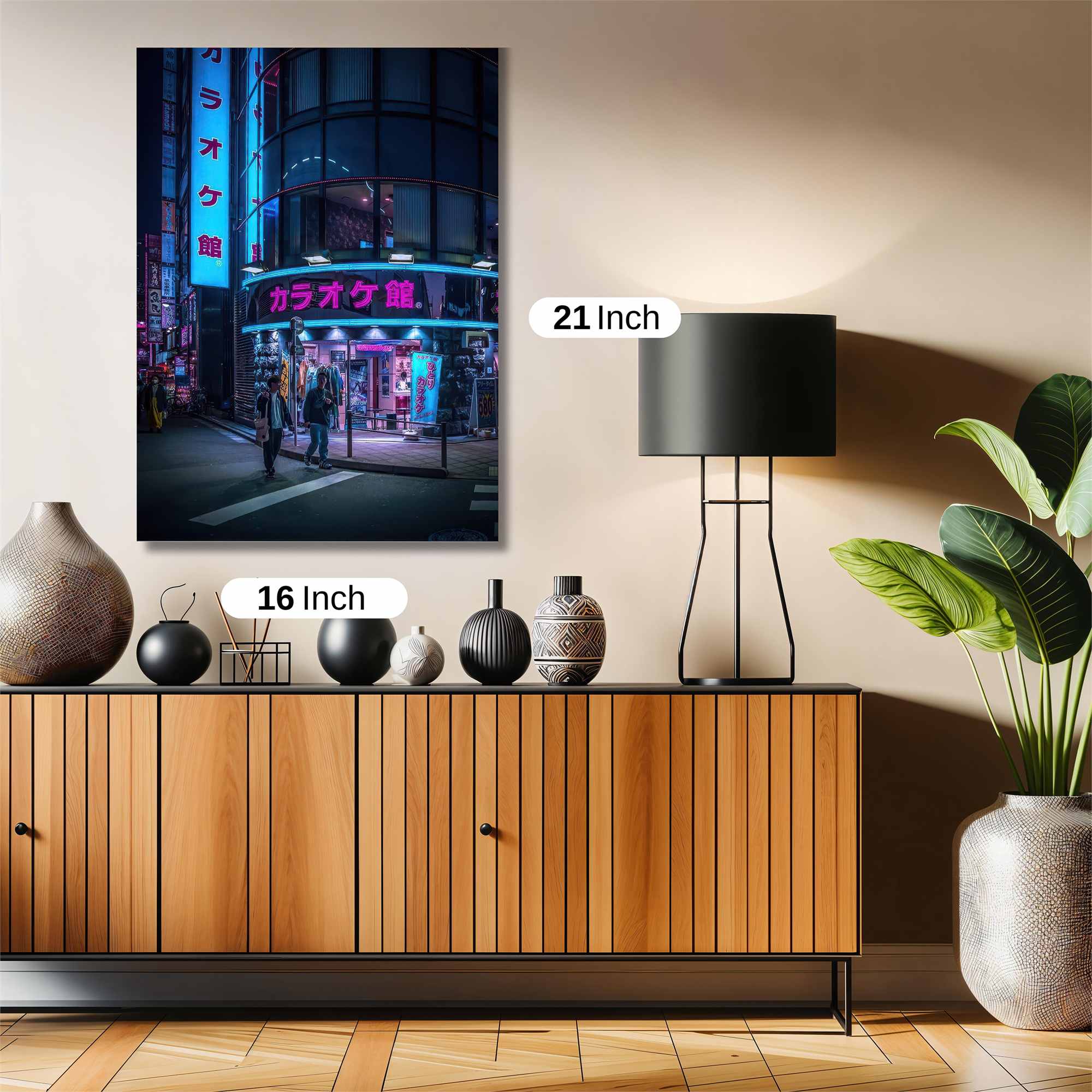 Neon Nights Safe Wall Magnetic / M