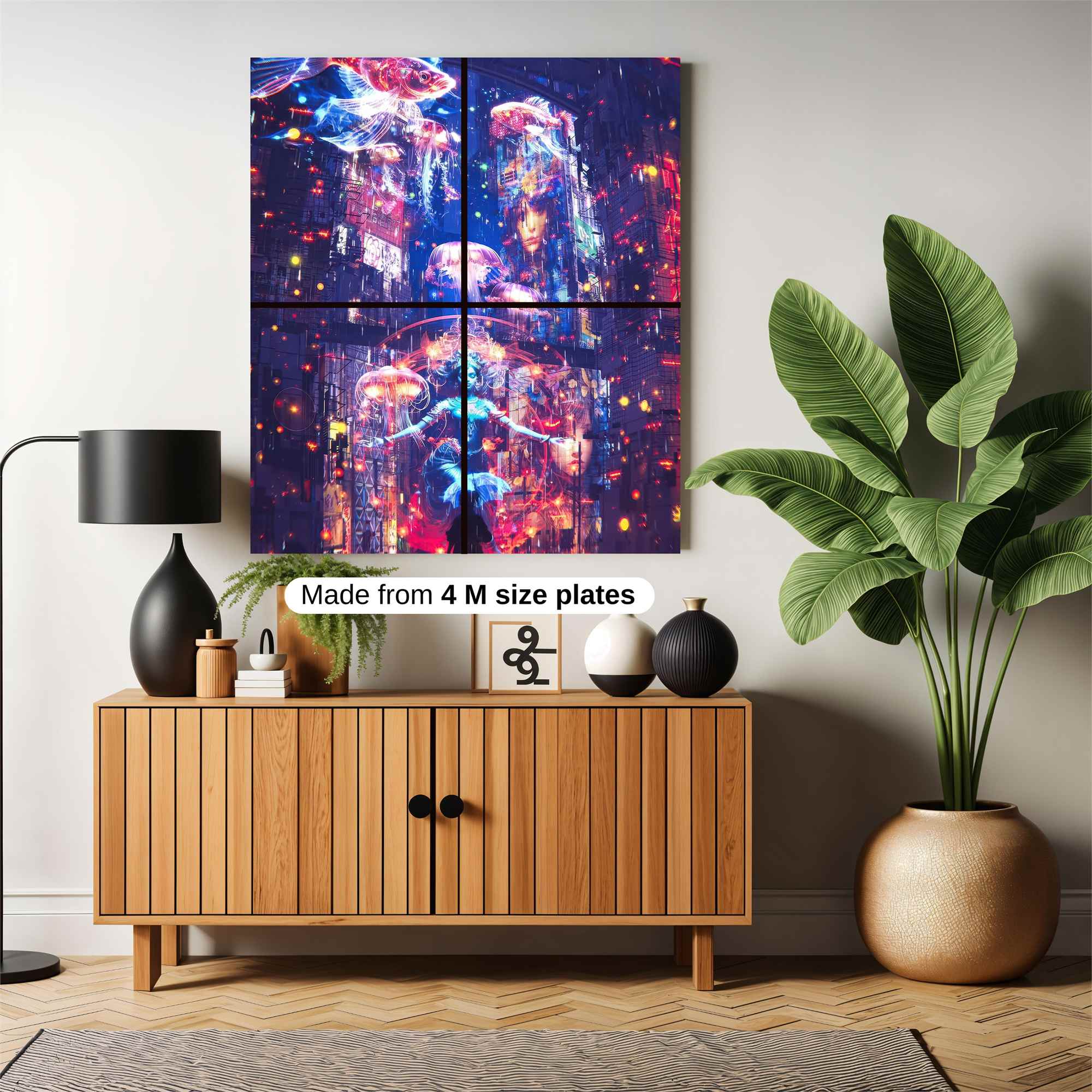 Neon Dreams Safe Wall Magnetic / M