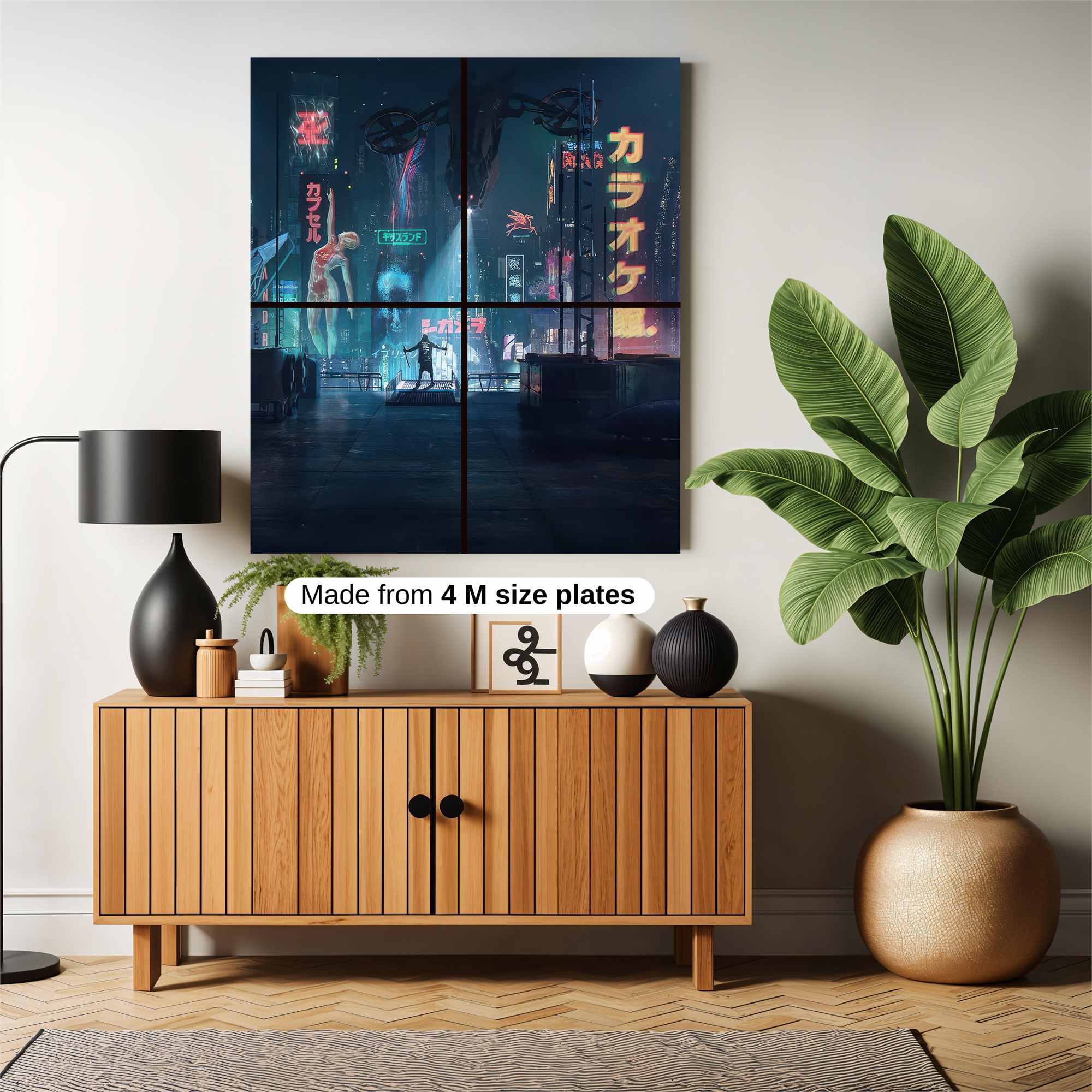 Neon Serenity Safe Wall Magnetic / M