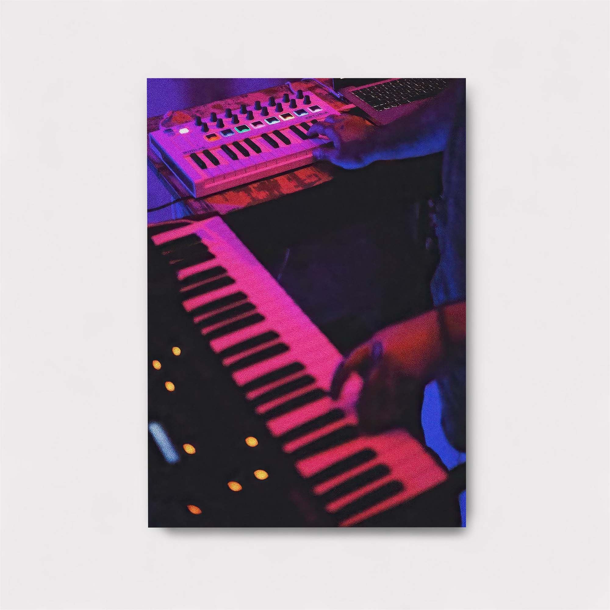 Synthwave Serenade Safe Wall Magnetic / M