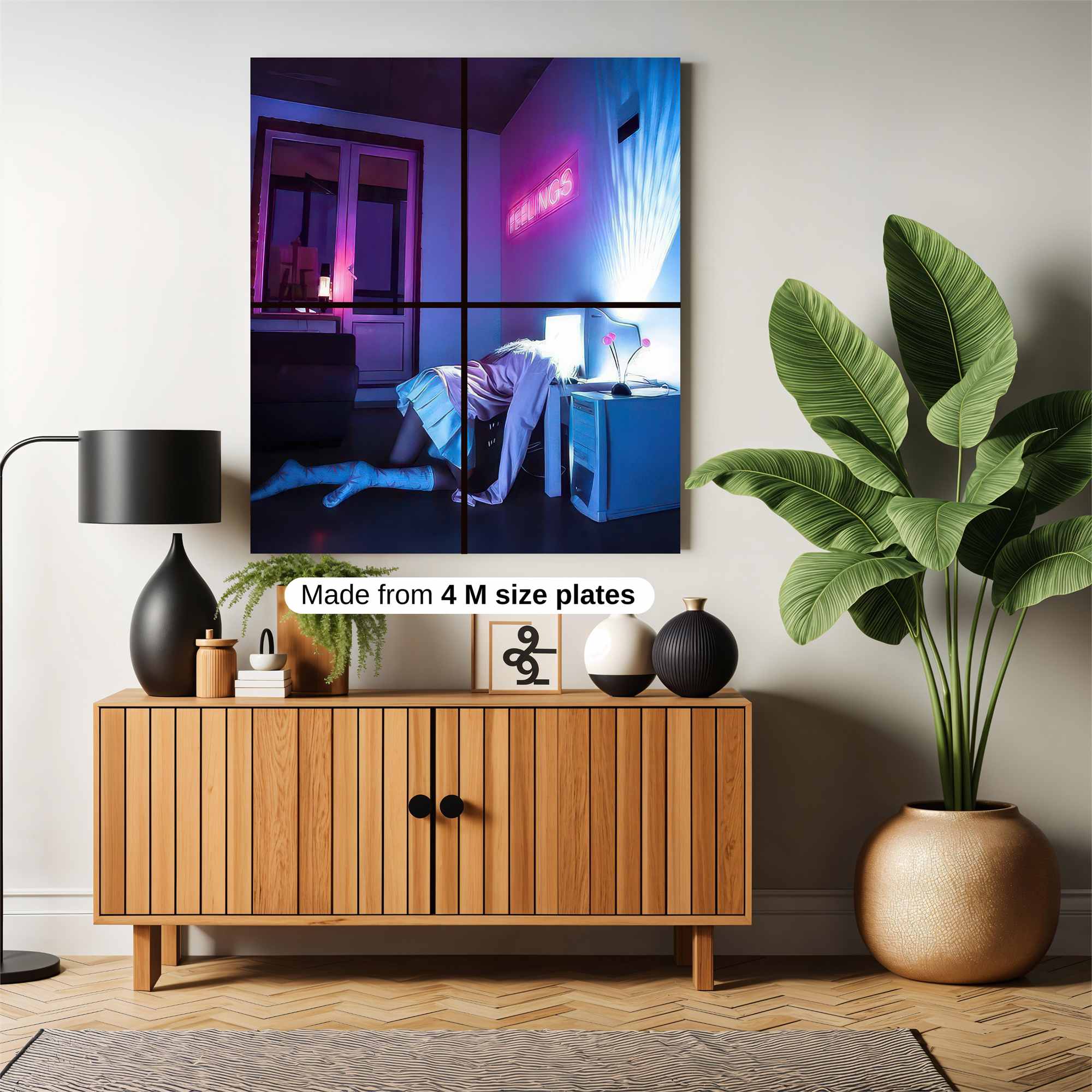 Retro Reverie Safe Wall Magnetic / M