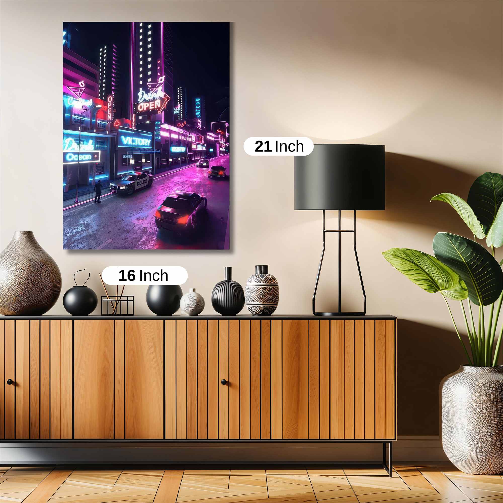 Neon Reverie Safe Wall Magnetic / M