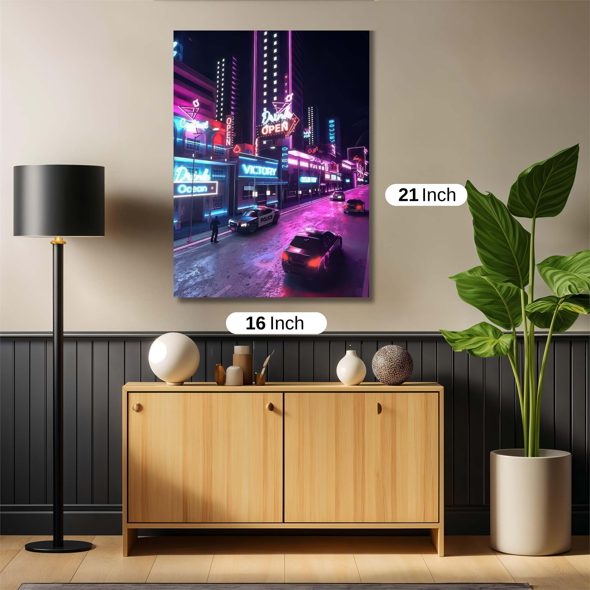 Neon Reverie Safe Wall Magnetic / M