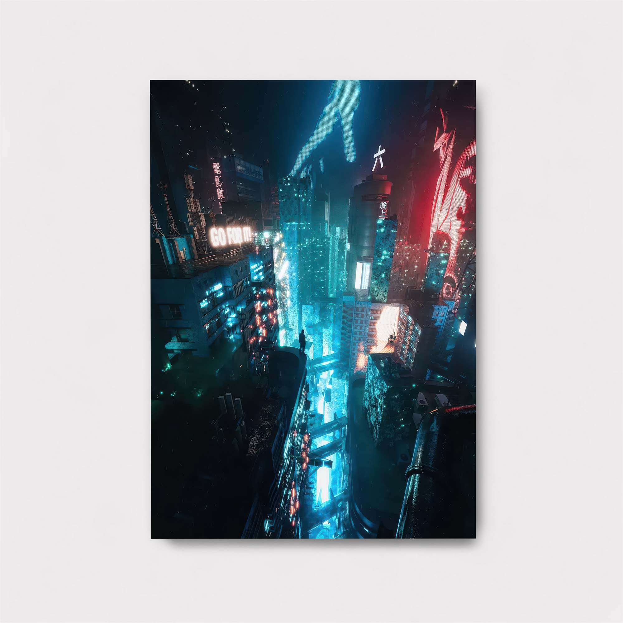 Neon Dreamscape Safe Wall Magnetic / M