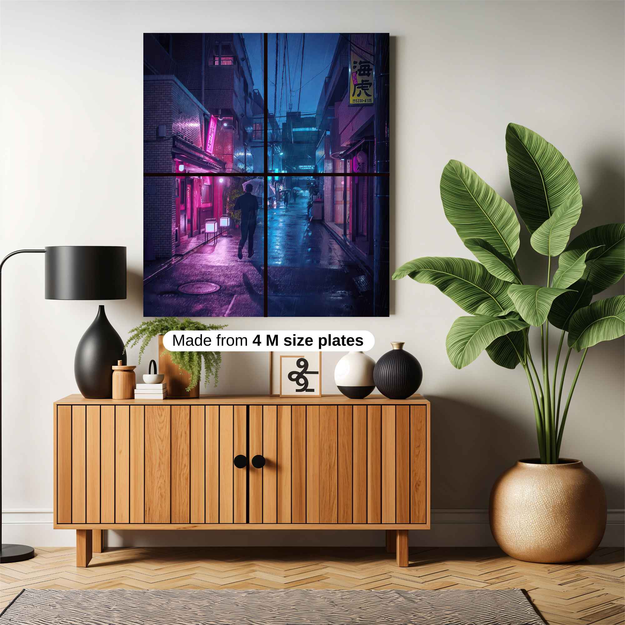 Neon Serenity Safe Wall Magnetic / M