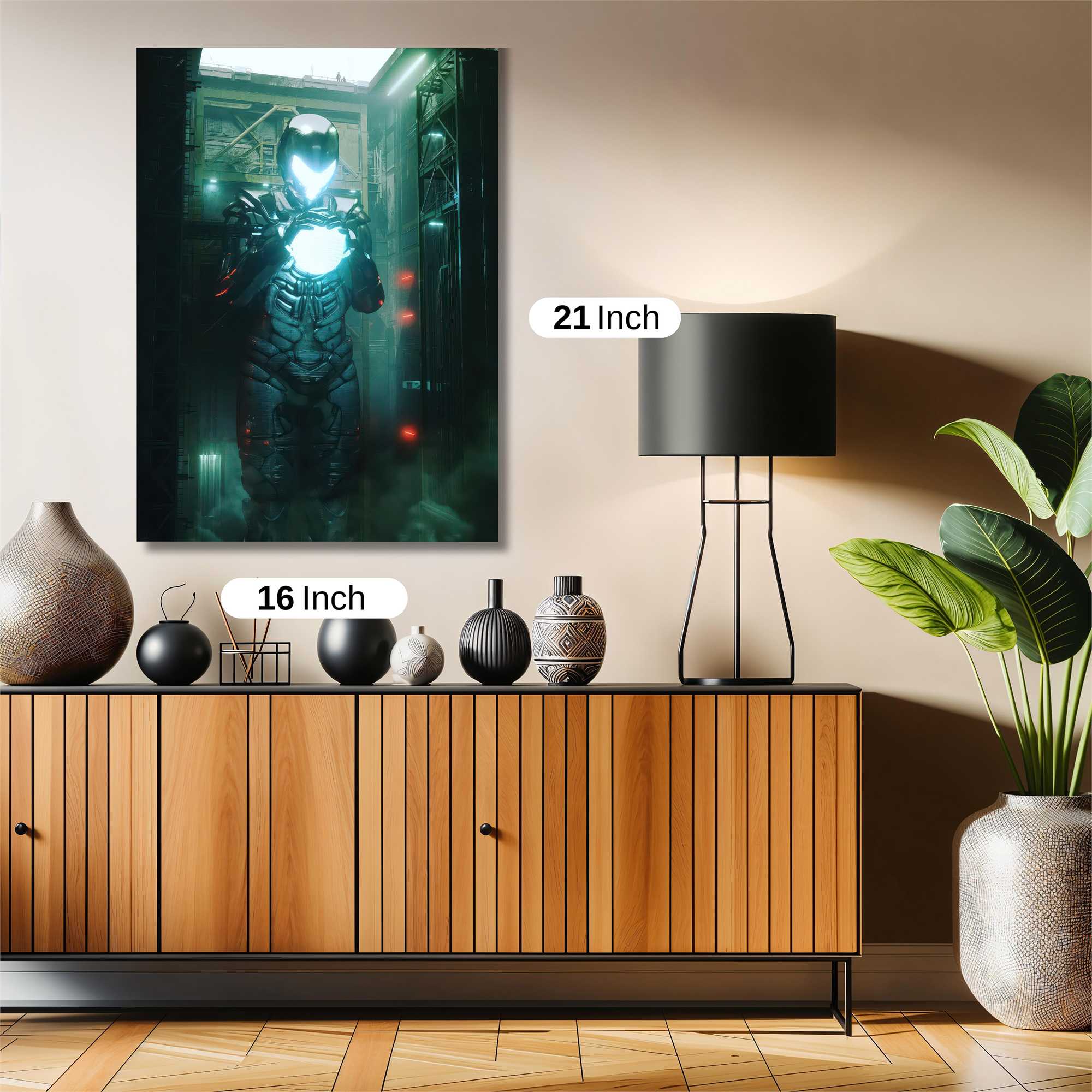 Cyborg Awakening Safe Wall Magnetic / M