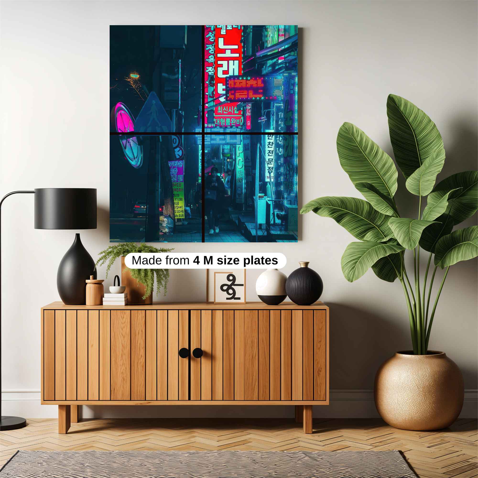 Neon Serenity Safe Wall Magnetic / M