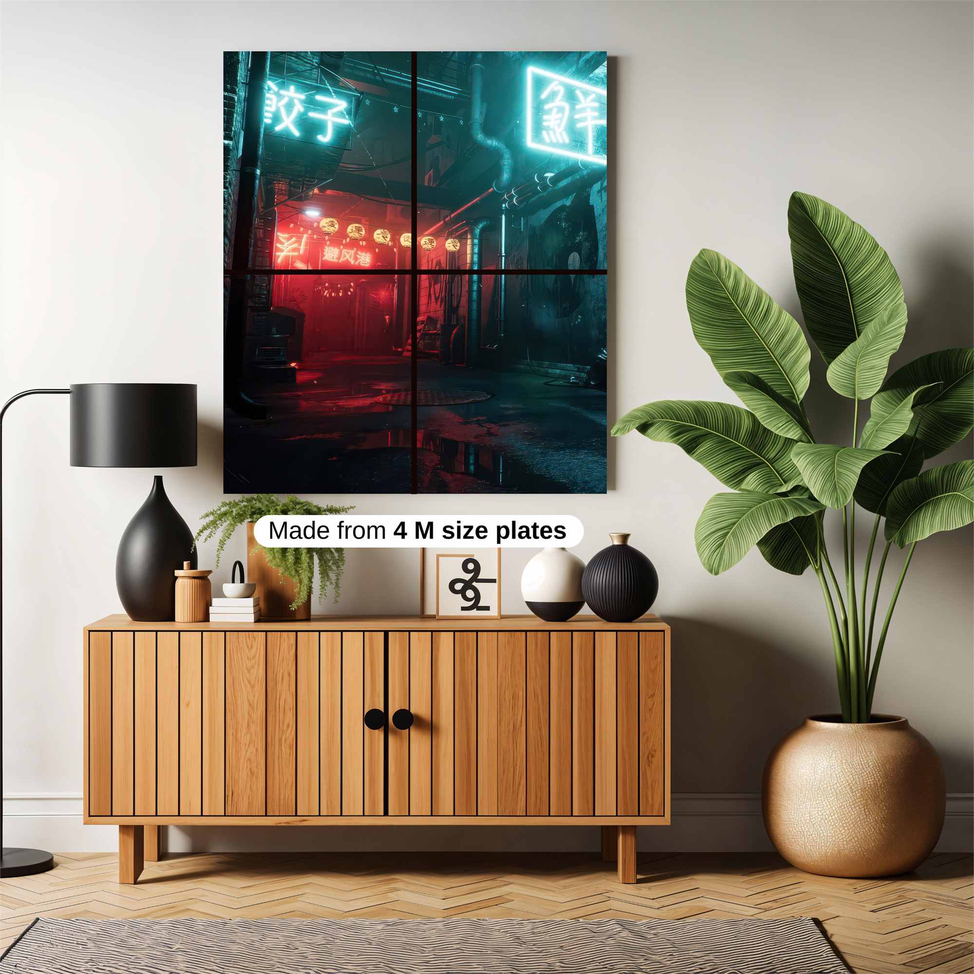 Neon Serenity Safe Wall Magnetic / M