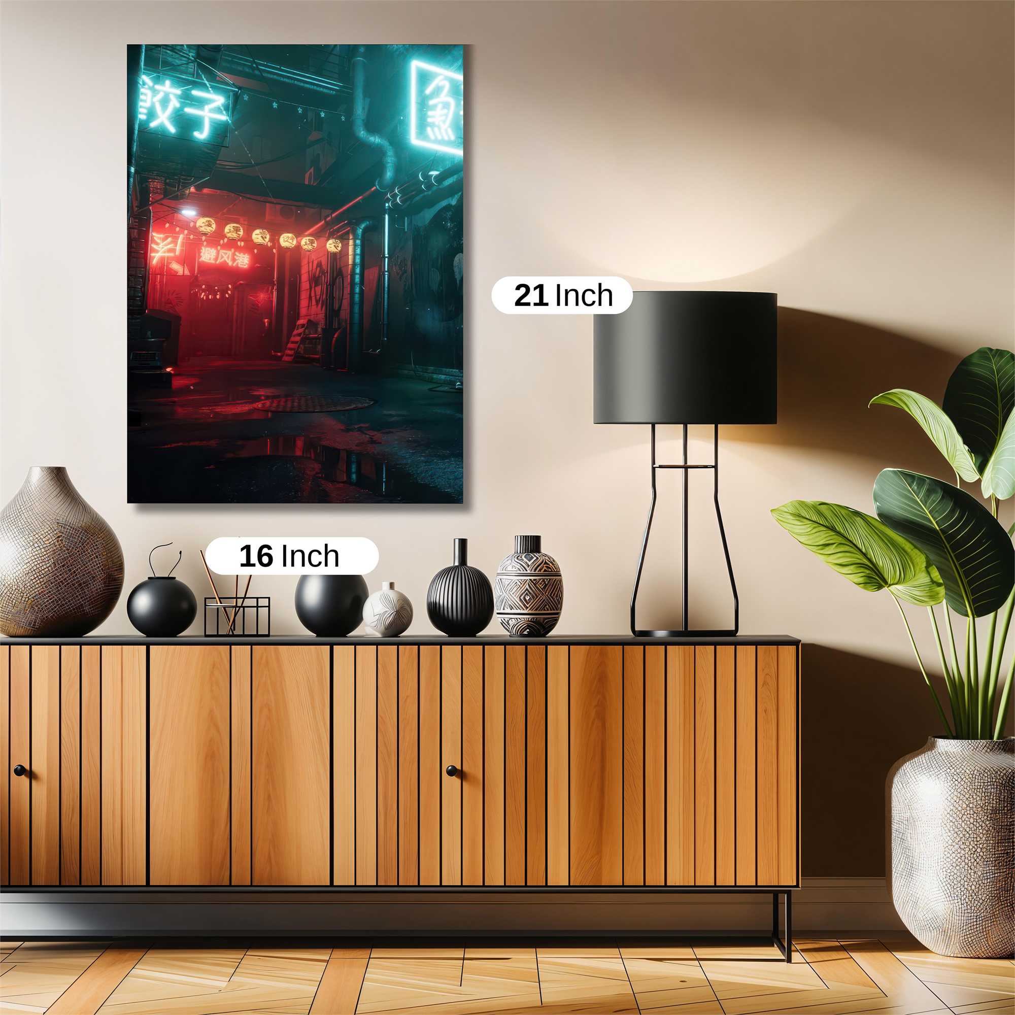 Neon Serenity Safe Wall Magnetic / M