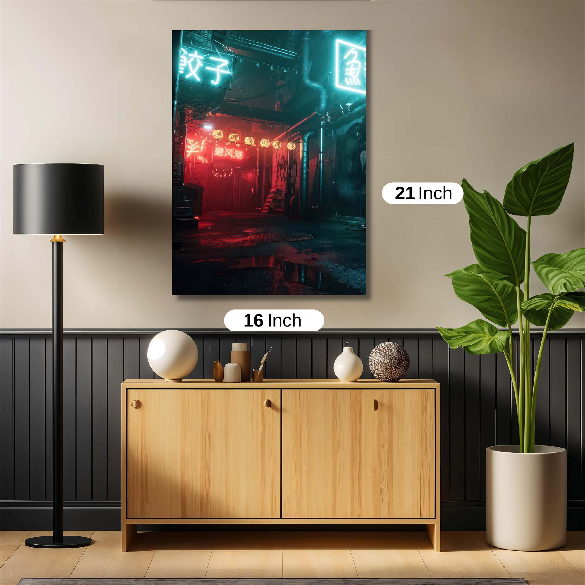 Neon Serenity Safe Wall Magnetic / M