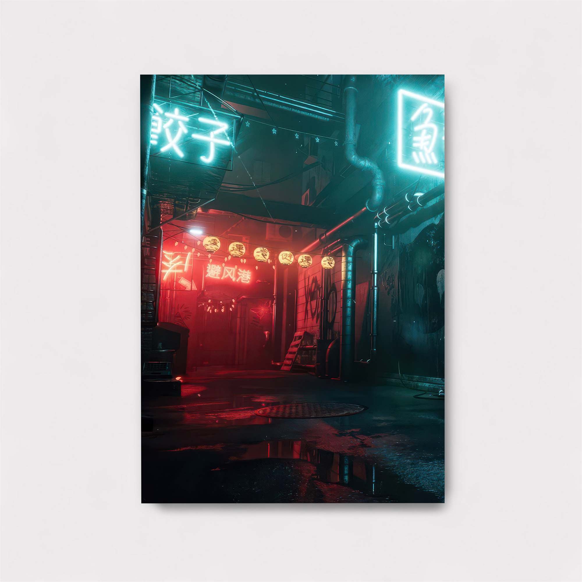 Neon Serenity Safe Wall Magnetic / M