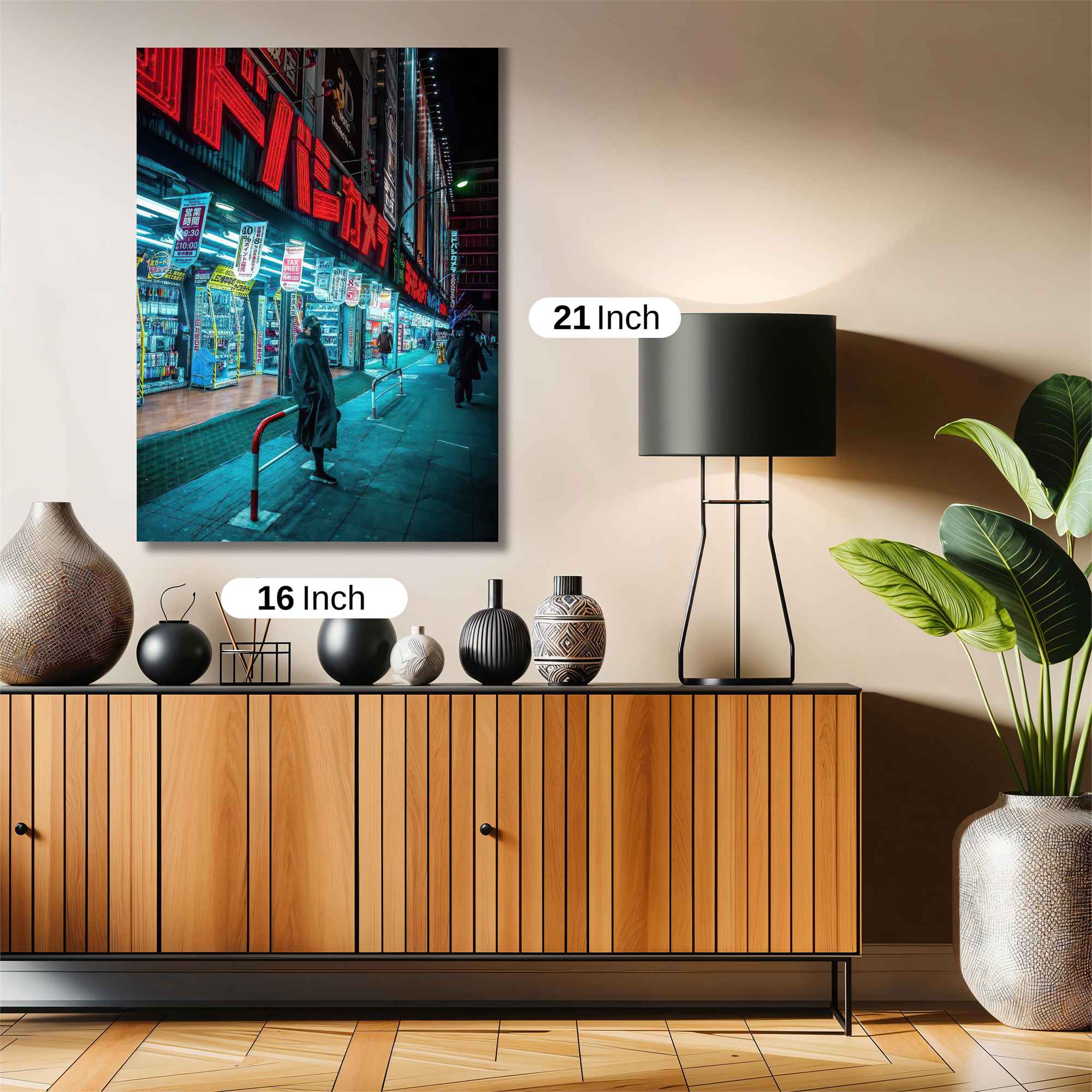 Neon Serenity Safe Wall Magnetic / M