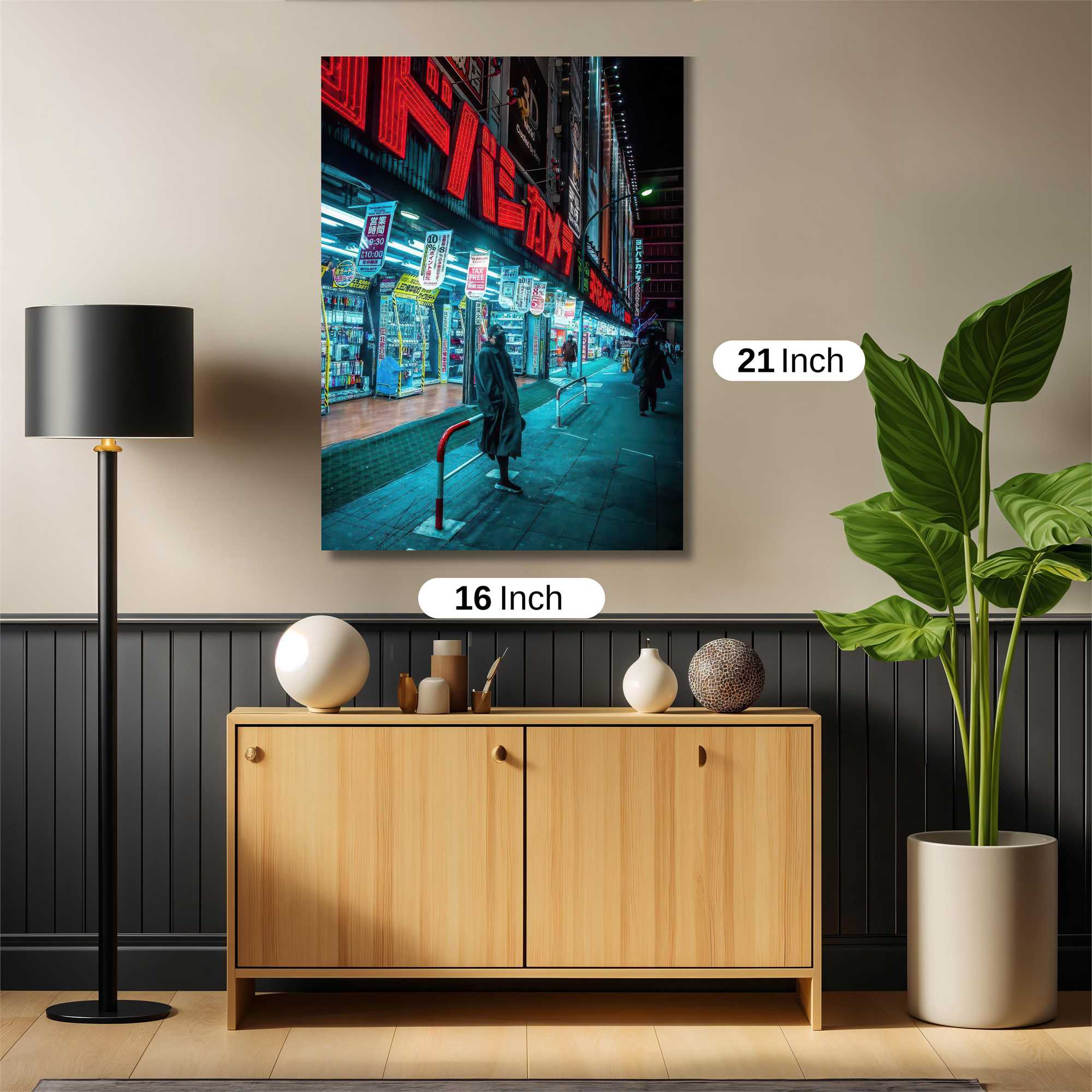 Neon Serenity Safe Wall Magnetic / M