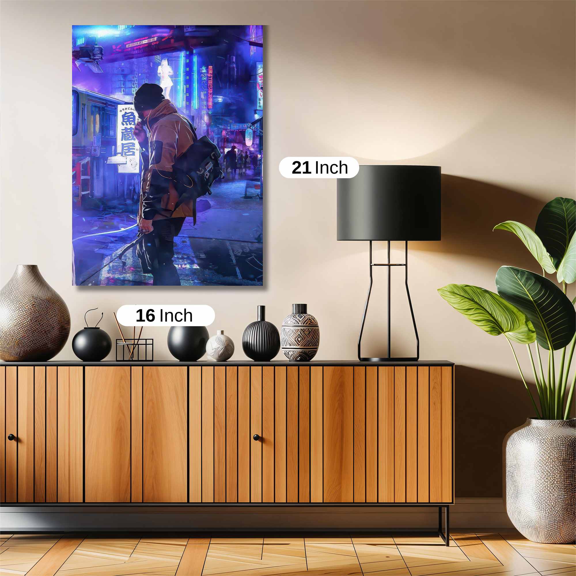 Neon Solitude Safe Wall Magnetic / M