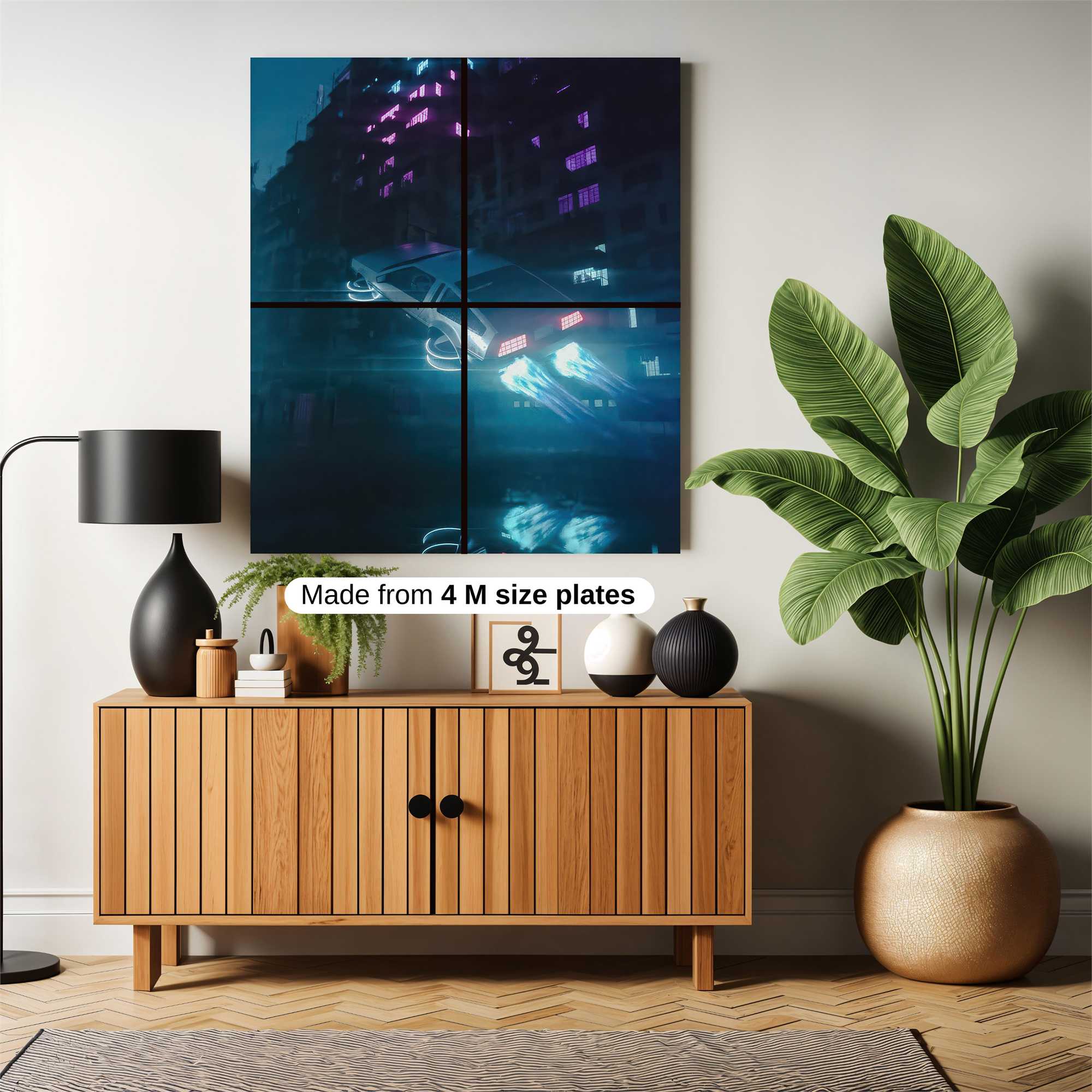 Futuristic Glide Safe Wall Magnetic / M