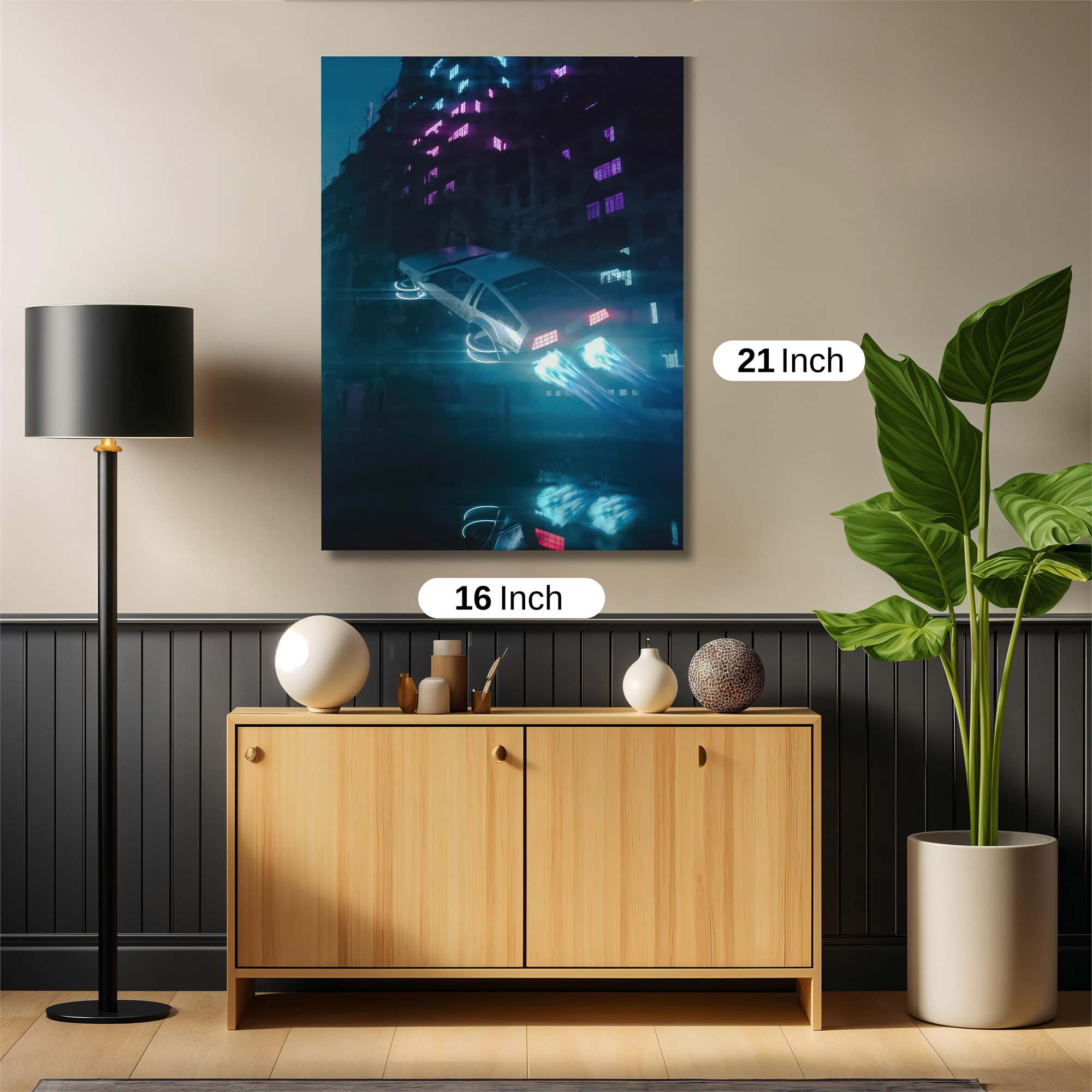 Futuristic Glide Safe Wall Magnetic / M