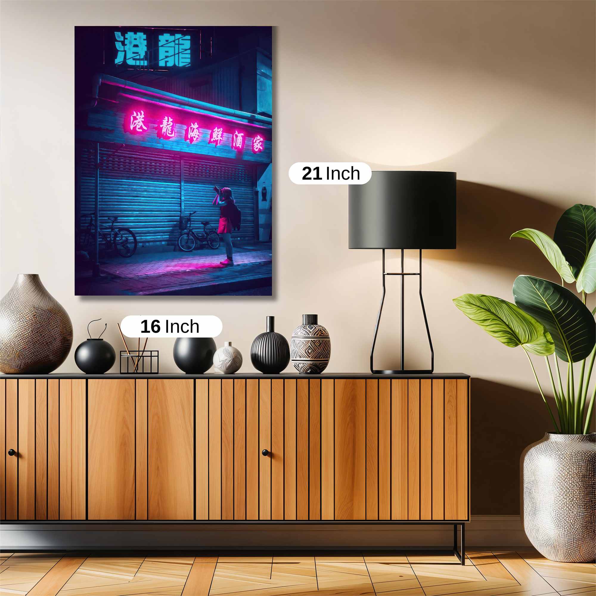 Neon Vibe Safe Wall Magnetic / M