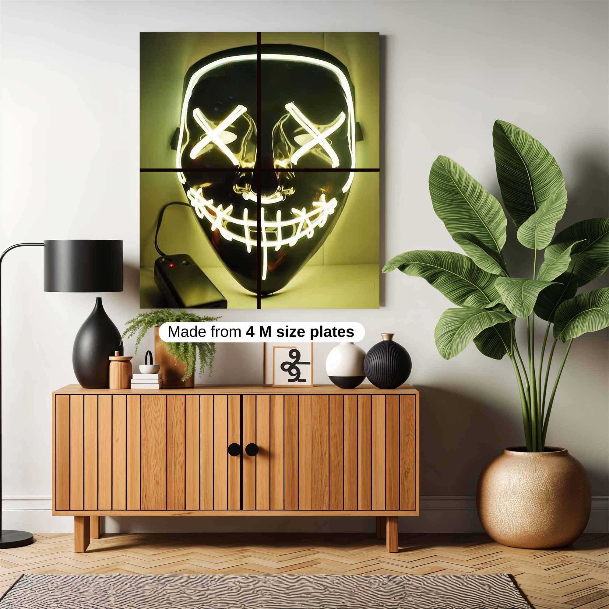 Neon Grin Safe Wall Magnetic / M