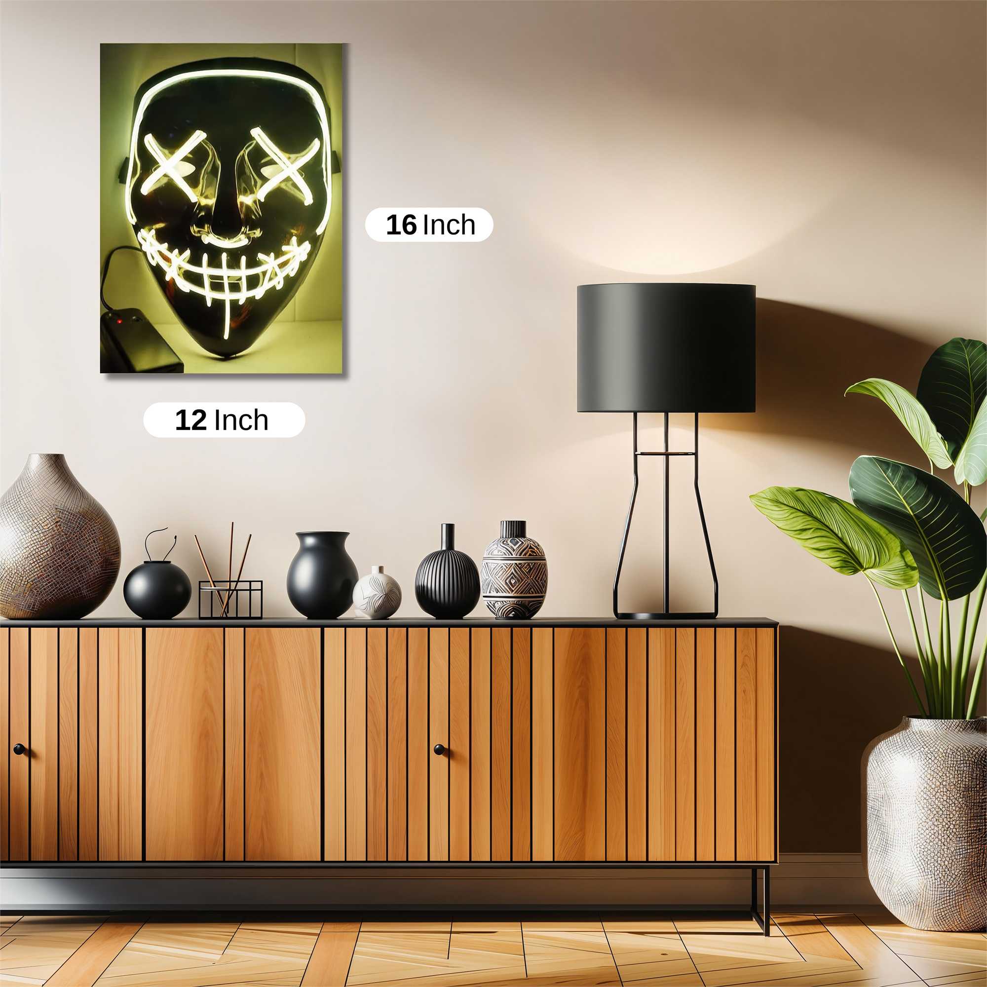 Neon Grin Safe Wall Magnetic / M