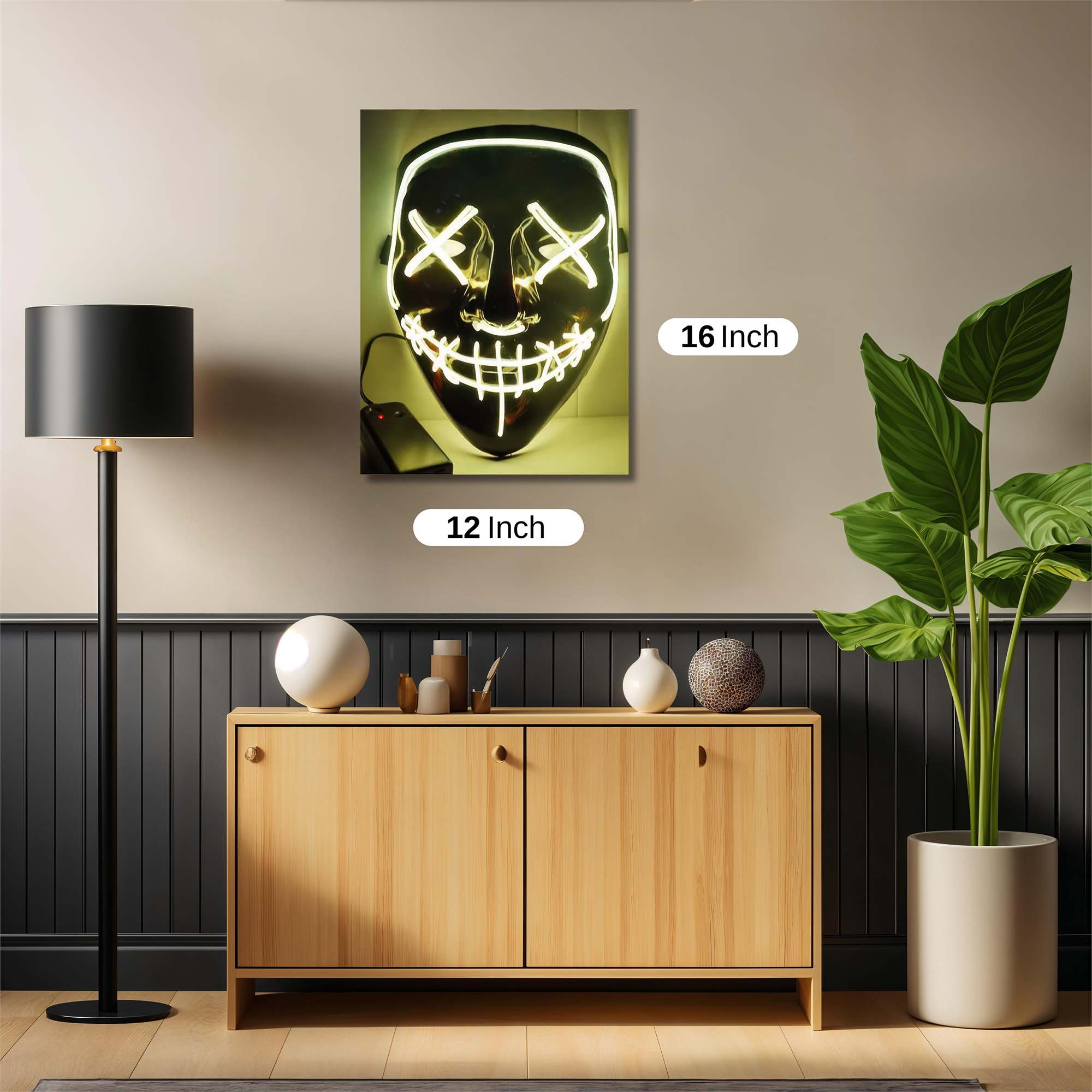 Neon Grin Safe Wall Magnetic / M