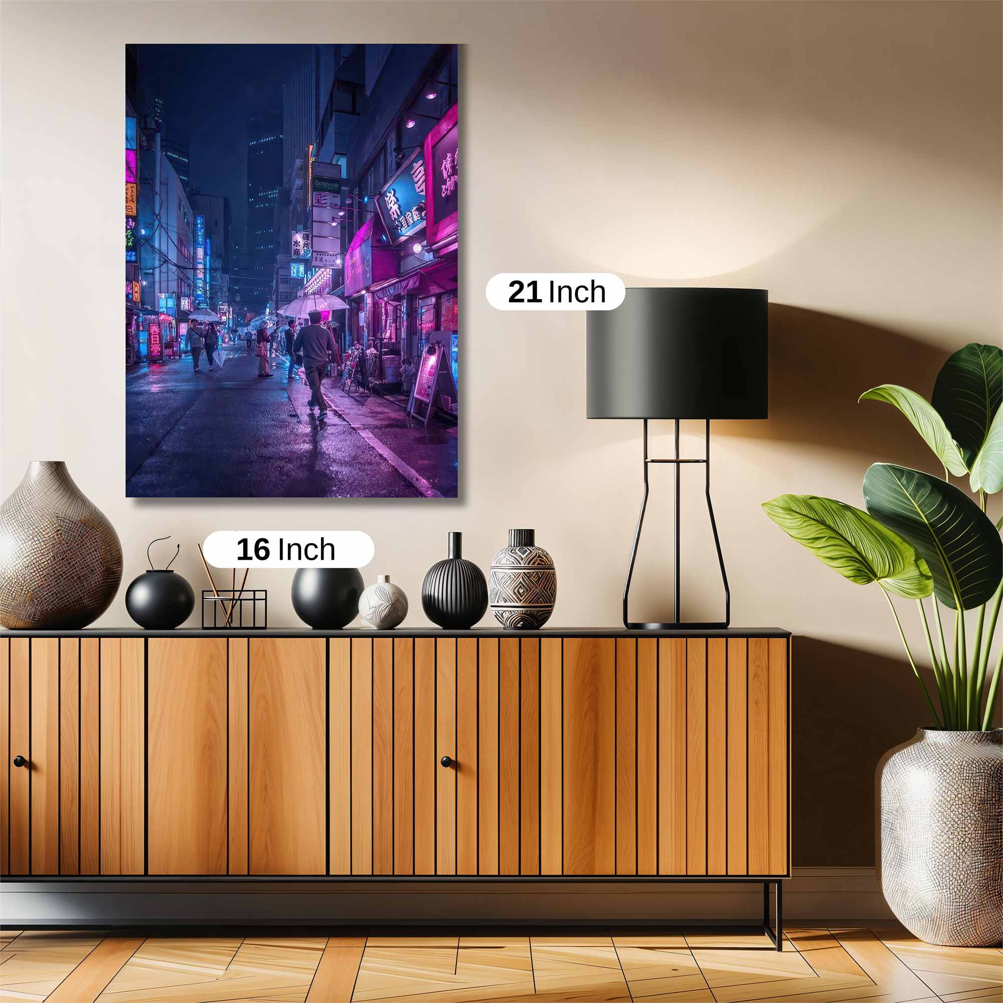 Neon Ambiance Safe Wall Magnetic / M