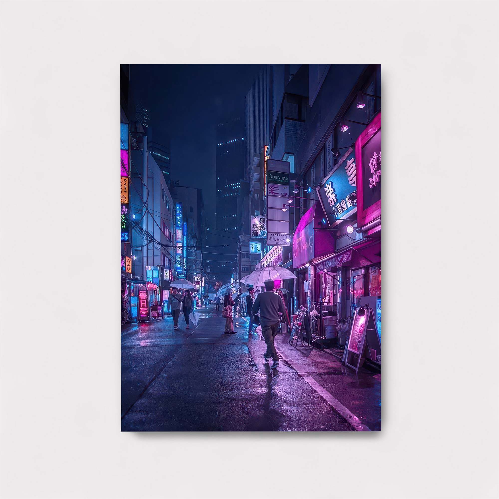 Neon Ambiance Safe Wall Magnetic / M