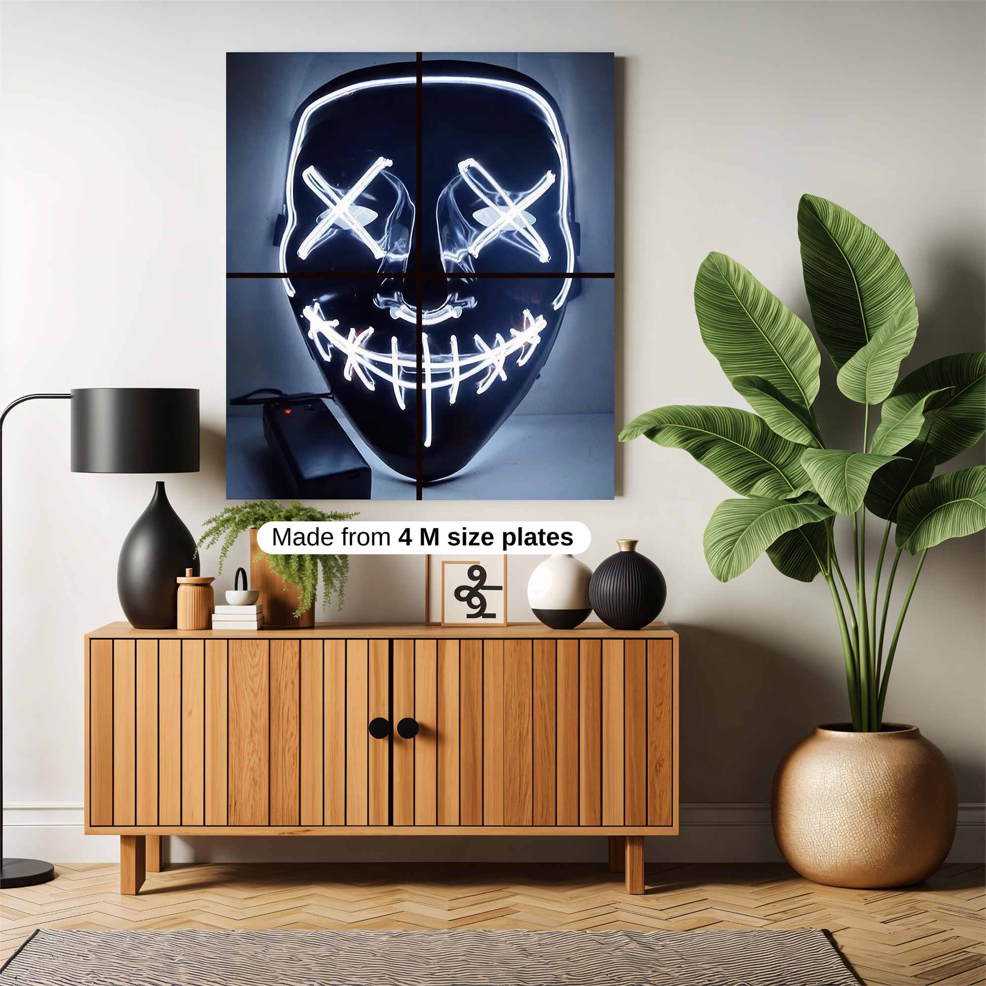 Neon Grin Safe Wall Magnetic / M