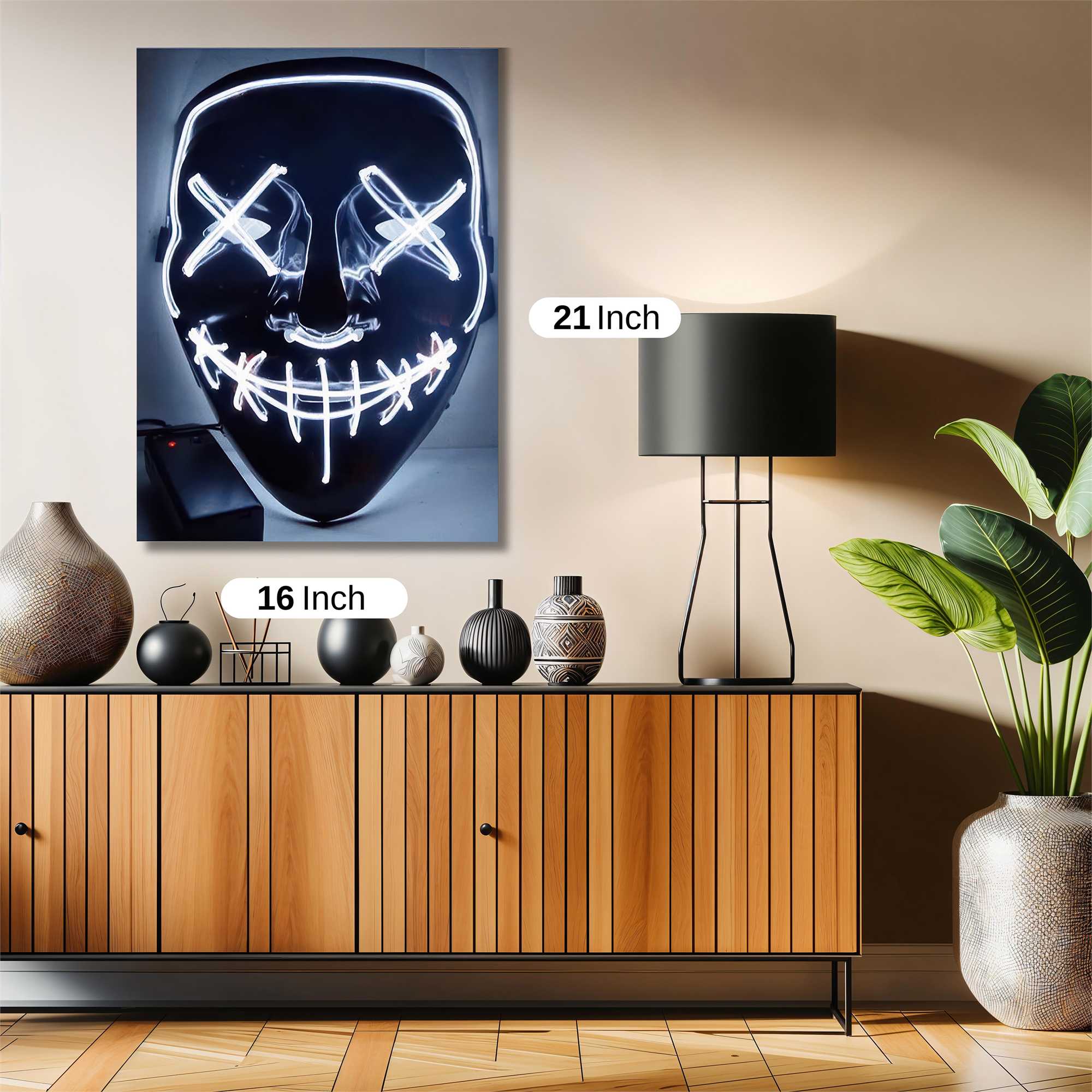 Neon Grin Safe Wall Magnetic / M