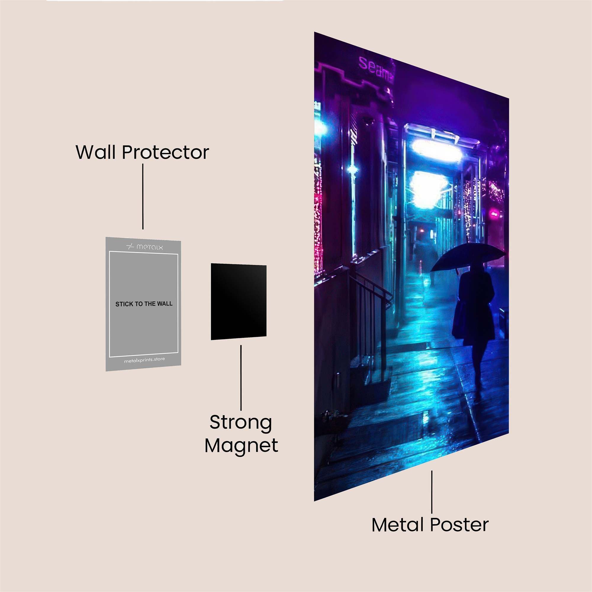 Future Gloom Safe Wall Magnetic / M