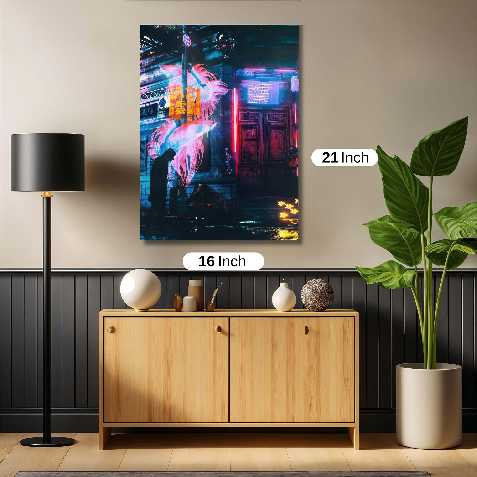 Neon Dreams Safe Wall Magnetic / M